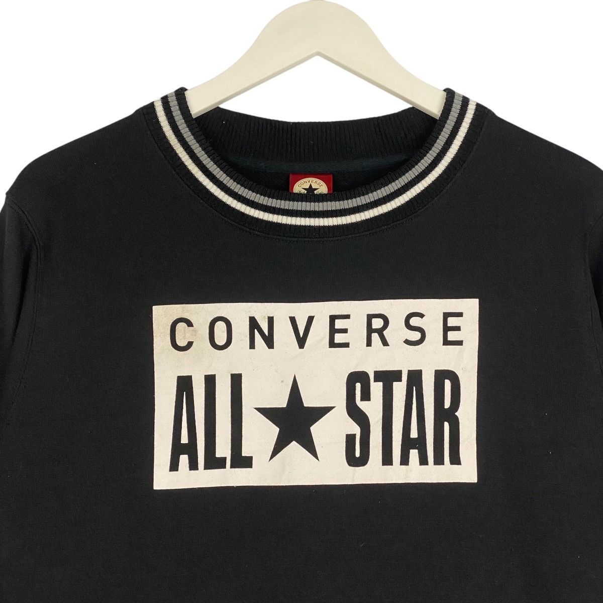 Converse × Vintage Vintage Converse Embroidered Crewneck Sweatshirt Black Size US S / EU 44-46 / 1 - 4 Thumbnail
