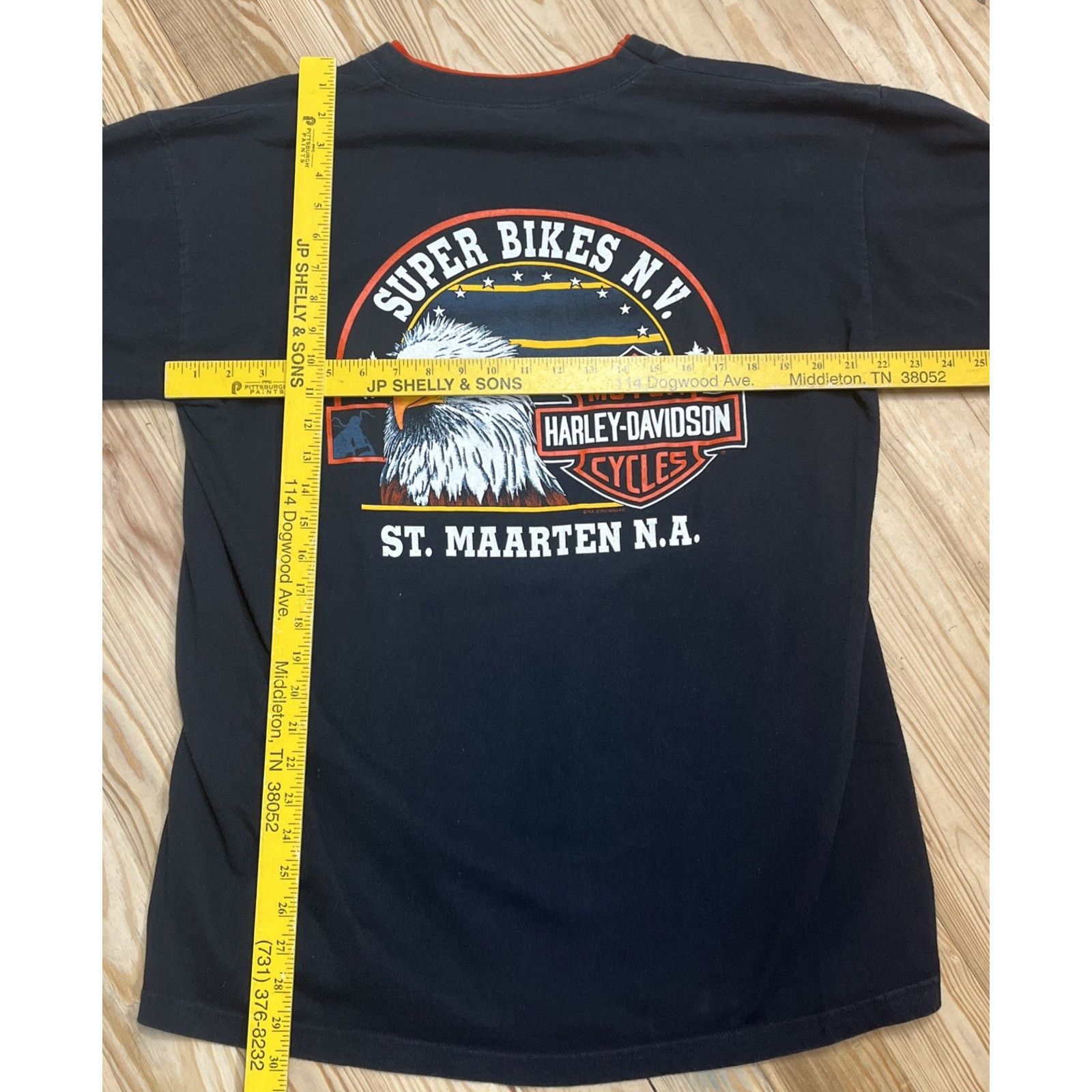 Harley Davidson Vtg 1993 Harley Davidson Tee Eagle Super Bikes XL Size US XL / EU 56 / 4 - 5 Thumbnail