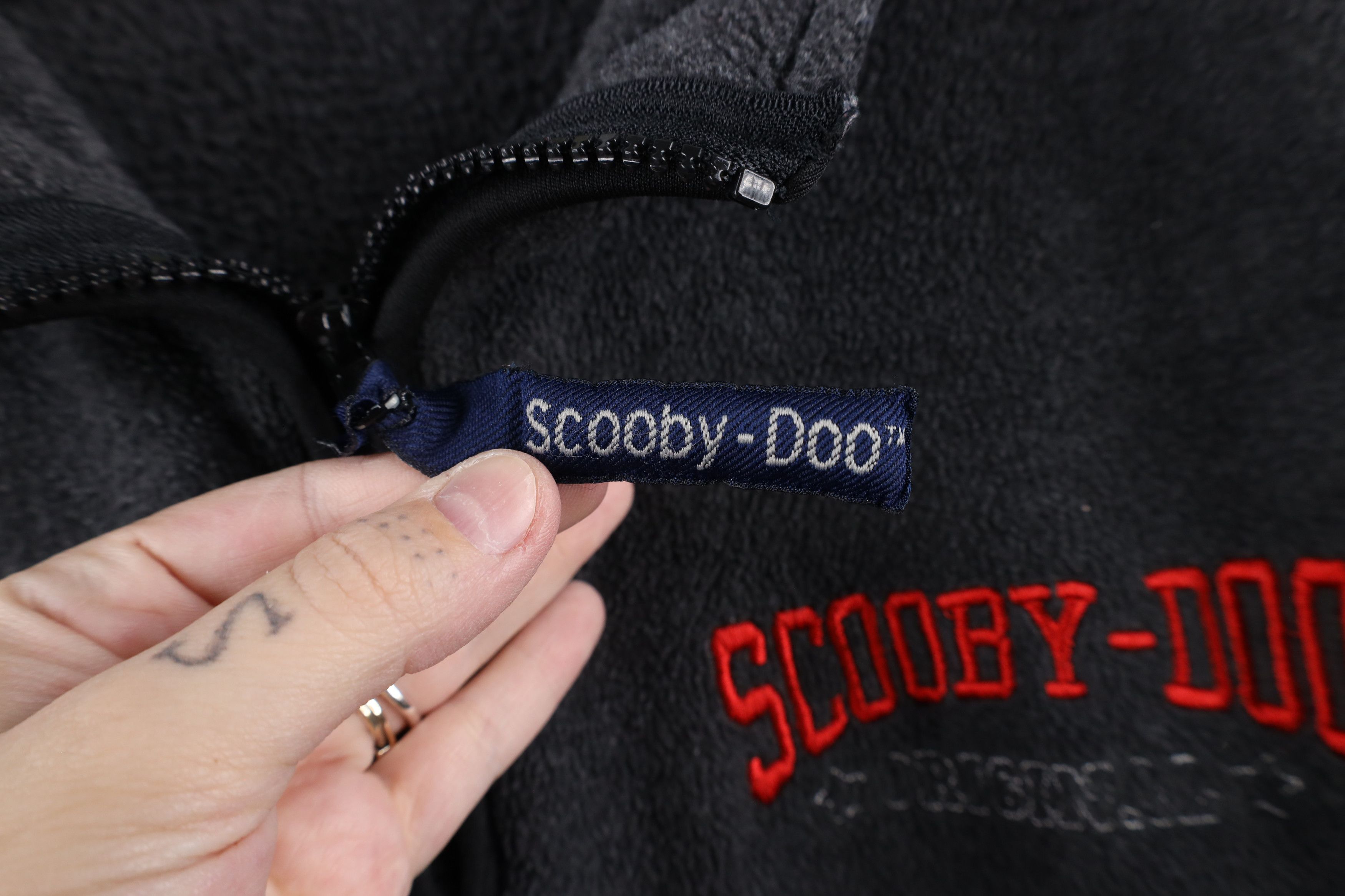 Vintage Vintage Y2K 2001 Scooby Doo Block Half Zip Fleece Sweater Size 3XL / US 20-22 - 6 Thumbnail