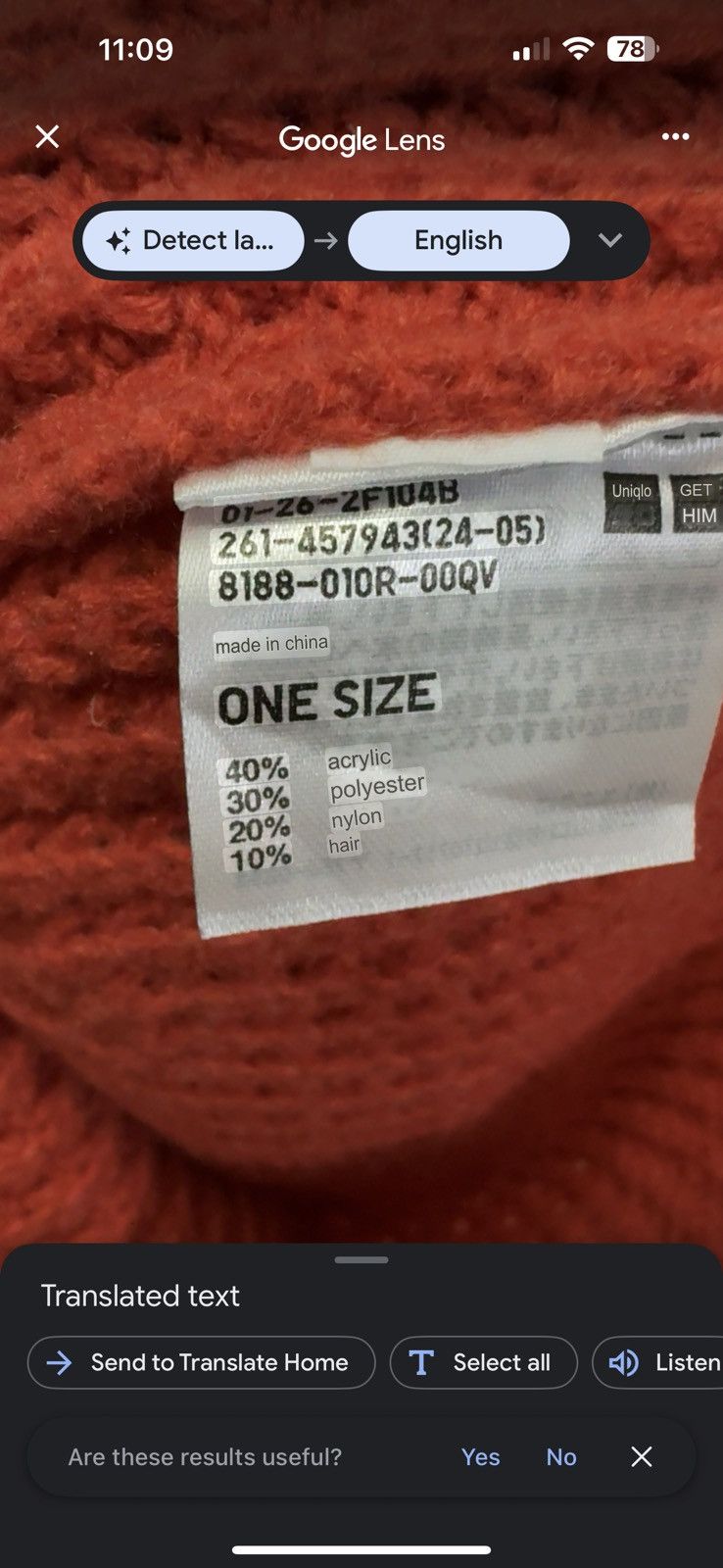 Marni × Uniqlo MARNI X UNIQLO BEANIE HAT Size ONE SIZE - 6 Thumbnail