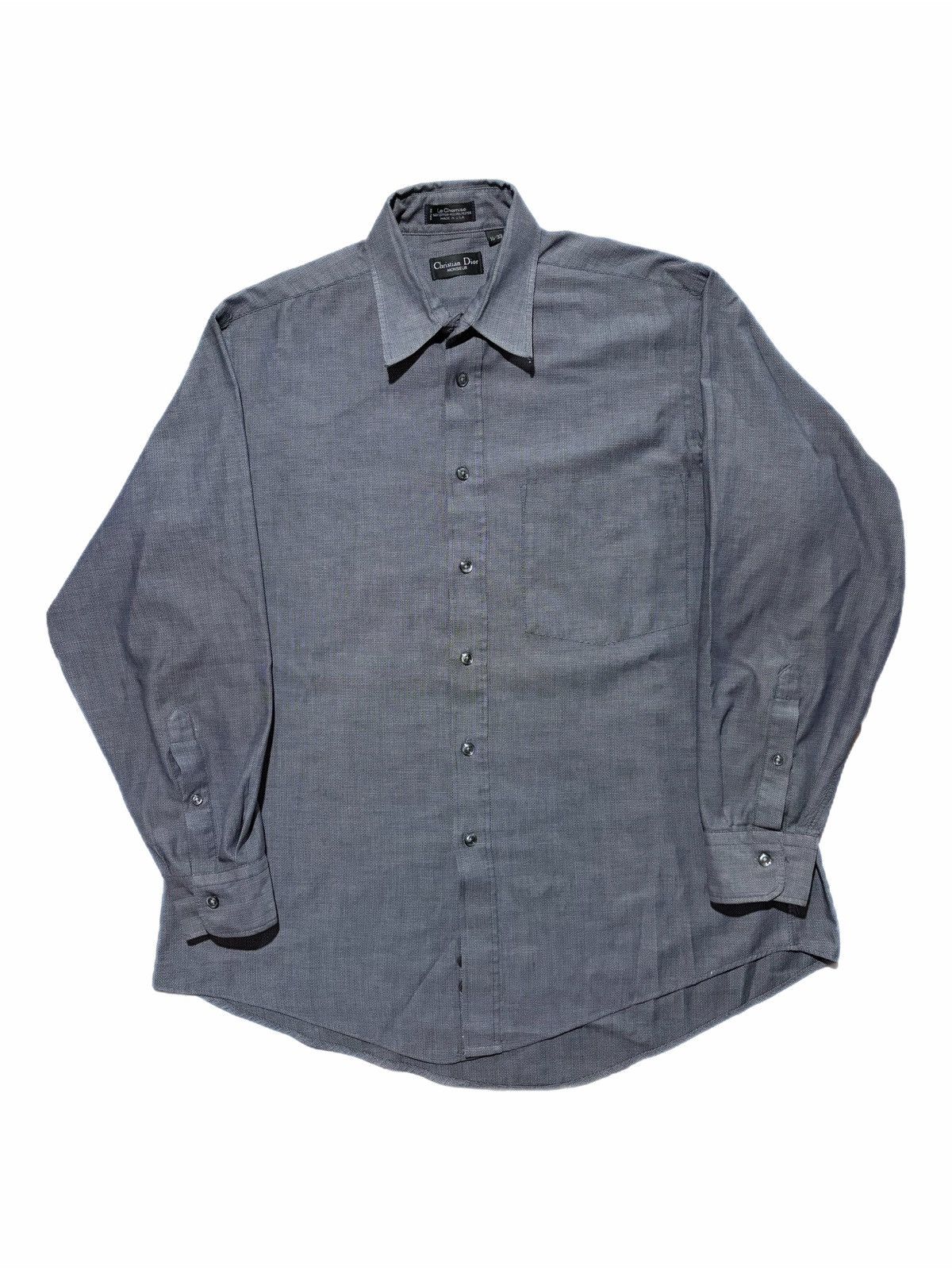 Christian Dior Monsieur Vintage Christian Dior Le Chemise Dress Shirt USA 90s Size US L / EU 52-54 / 3 - 1 Thumbnail