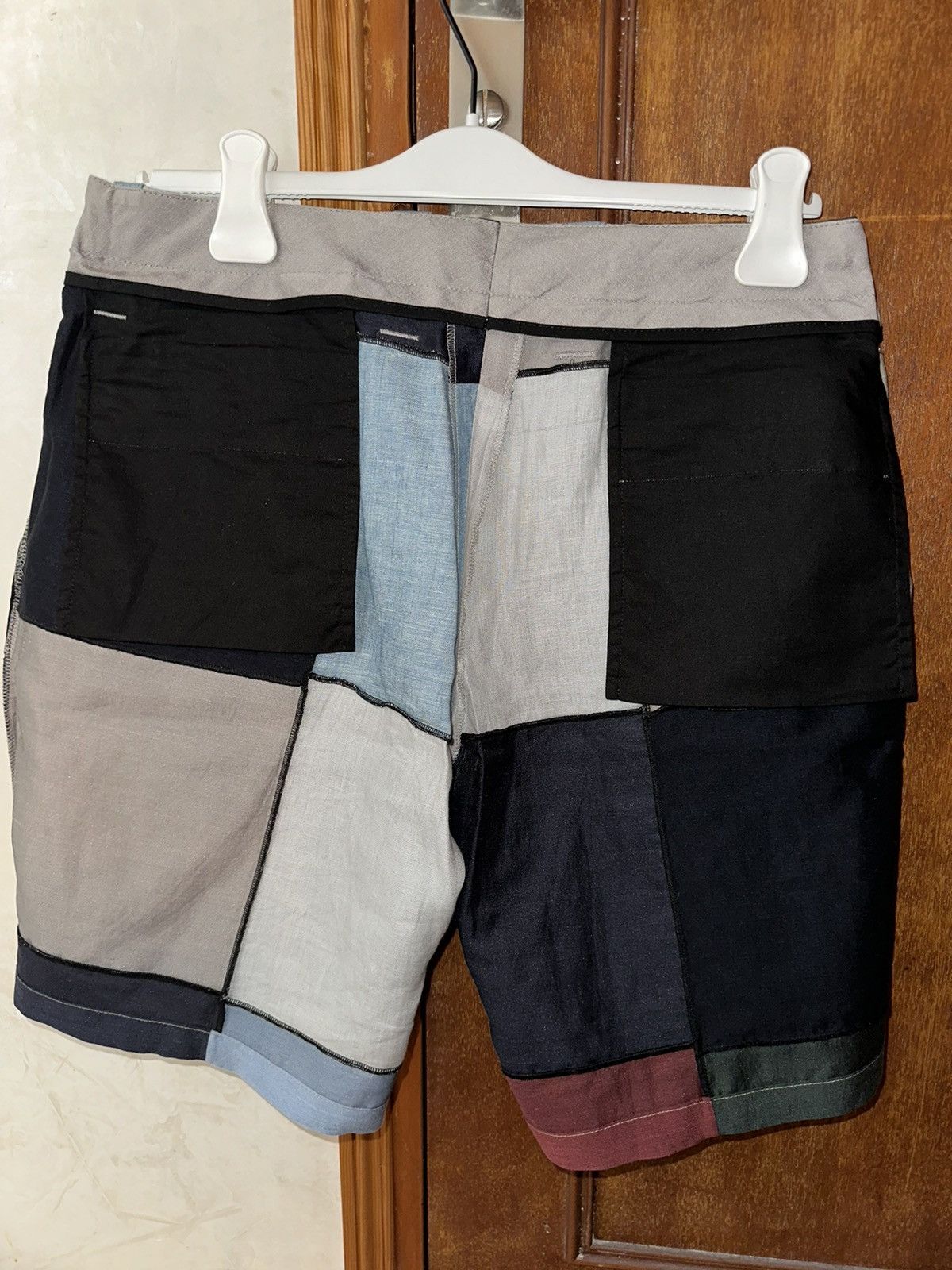 Dolce & Gabbana Dolce & Gabbana Cotton and linen patchwork shorts Size US 34 / EU 50 - 9 Thumbnail