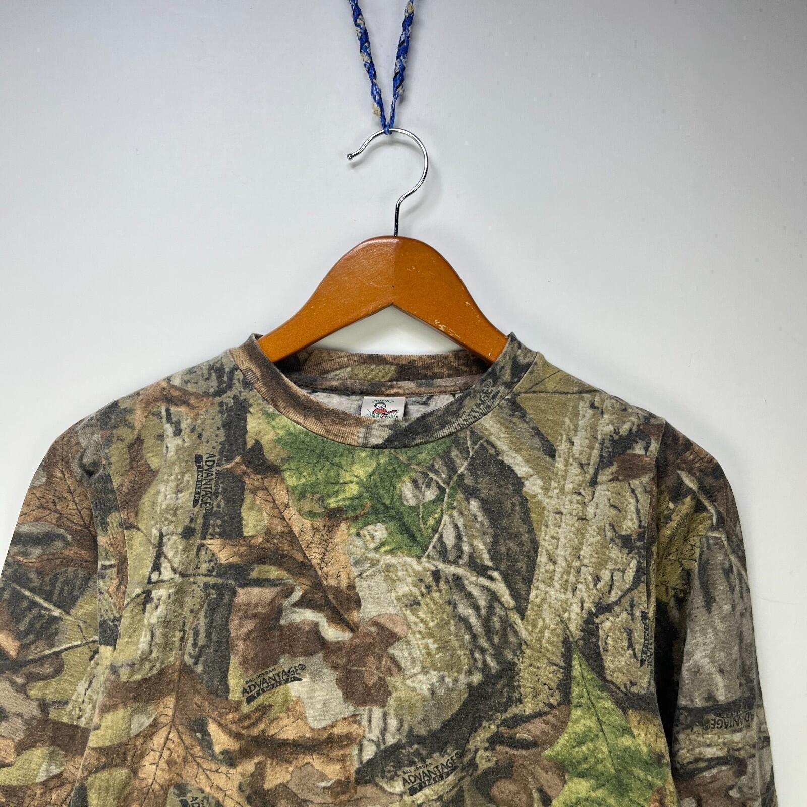 Realtree Vintage 90s Real Tree Camo Long Sleeve T Shirt small Size US S / EU 44-46 / 1 - 2 Thumbnail