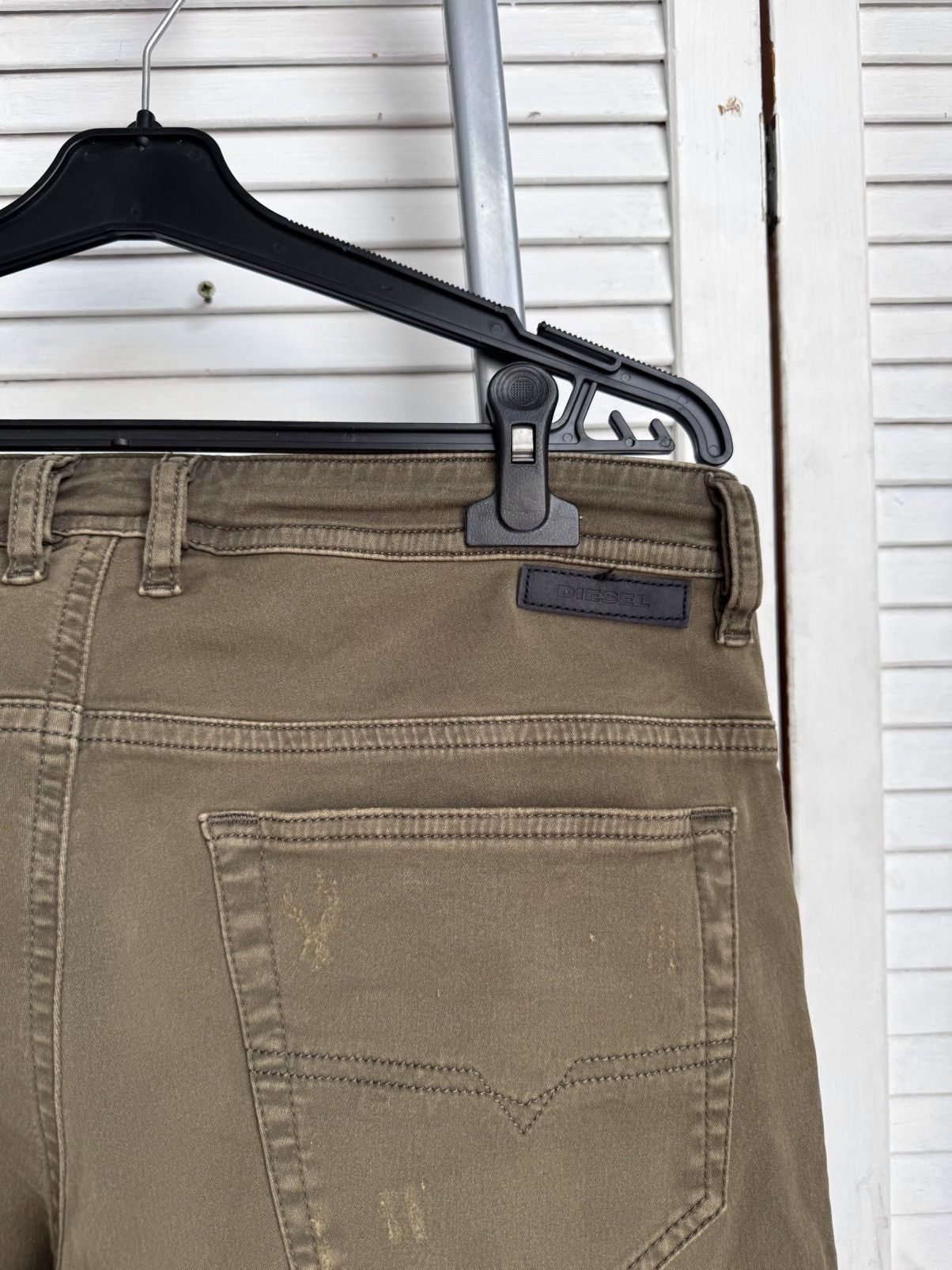 Diesel Diesel Jogg Jeans Thommer CB-NE Olive Khaki Slim Fit Stretch Size US 32 / EU 48 - 14 Thumbnail