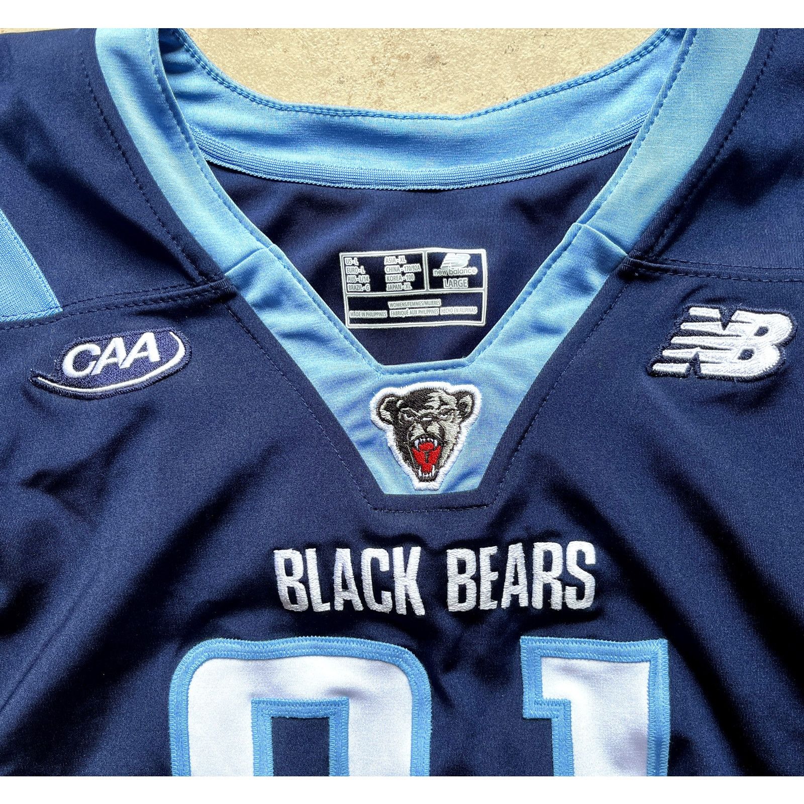 NCAA × New Balance Maine Bears NEW BALANCE 2020s football jersey S navy college Size US M / EU 48-50 / 2 - 6 Thumbnail