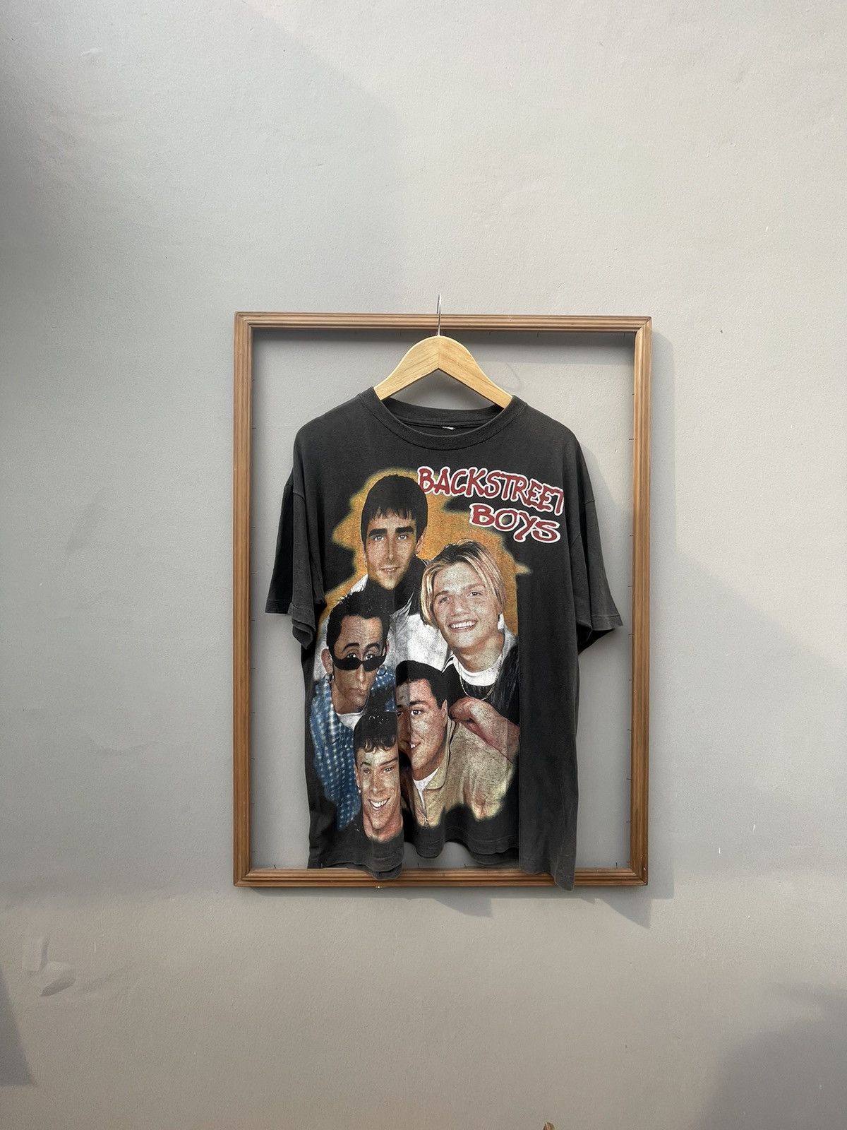 image of Band Tees x Rap Tees Backstreet Boys Vintage Rap Tees Vintage Condition in Black, Men's (Size XL)