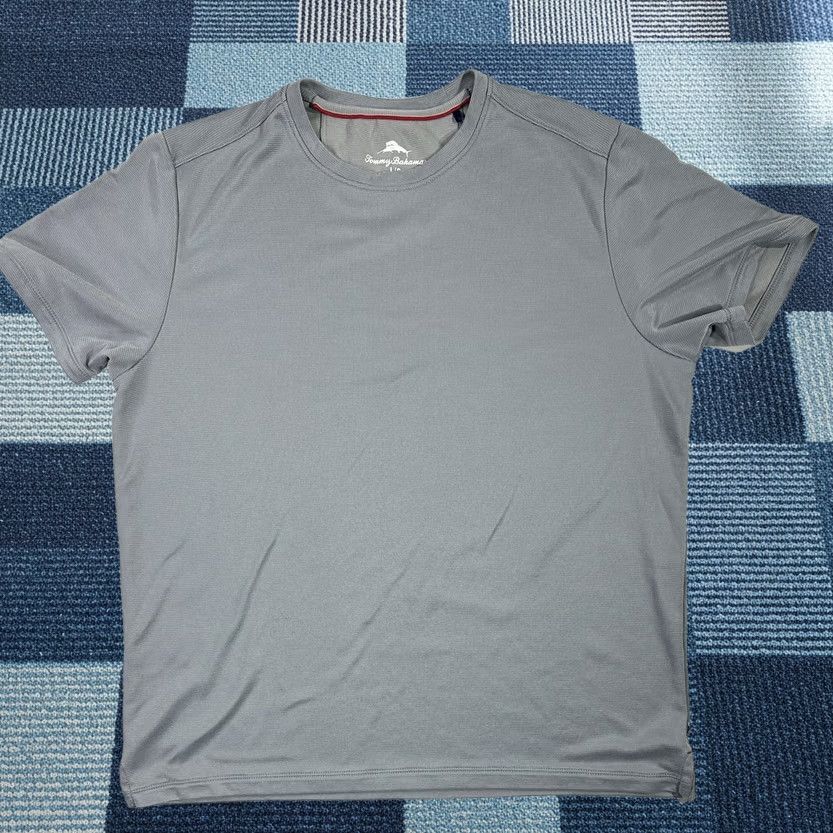 Tommy Bahama Tommy Bahama Men’s Performance T-Shirt Gray L Moisture Wicking Activewear Shirt Mens Size US L / EU 52-54 / 3 - 1 Thumbnail