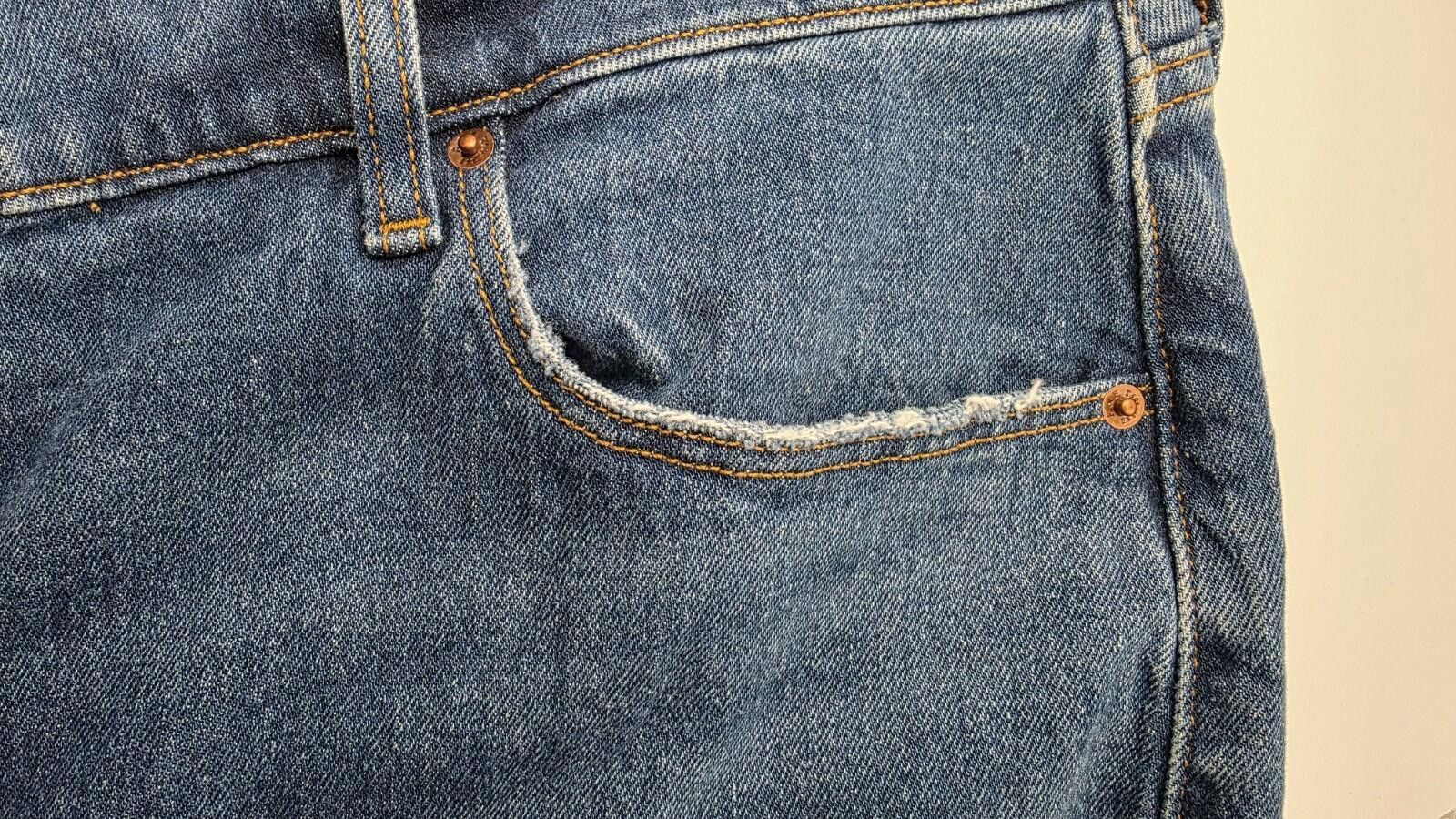 Abercrombie & Fitch Abercrombie & Fitch The Baggy Low Rise Curve Jeans Size 33 Size 33" - 3 Thumbnail