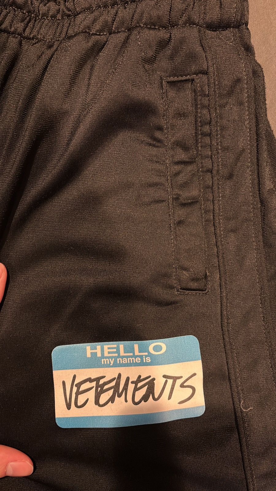 Vetements VERY RARE Vetements My Name Is Track Pants Size US 30 / EU 46 - 4 Thumbnail