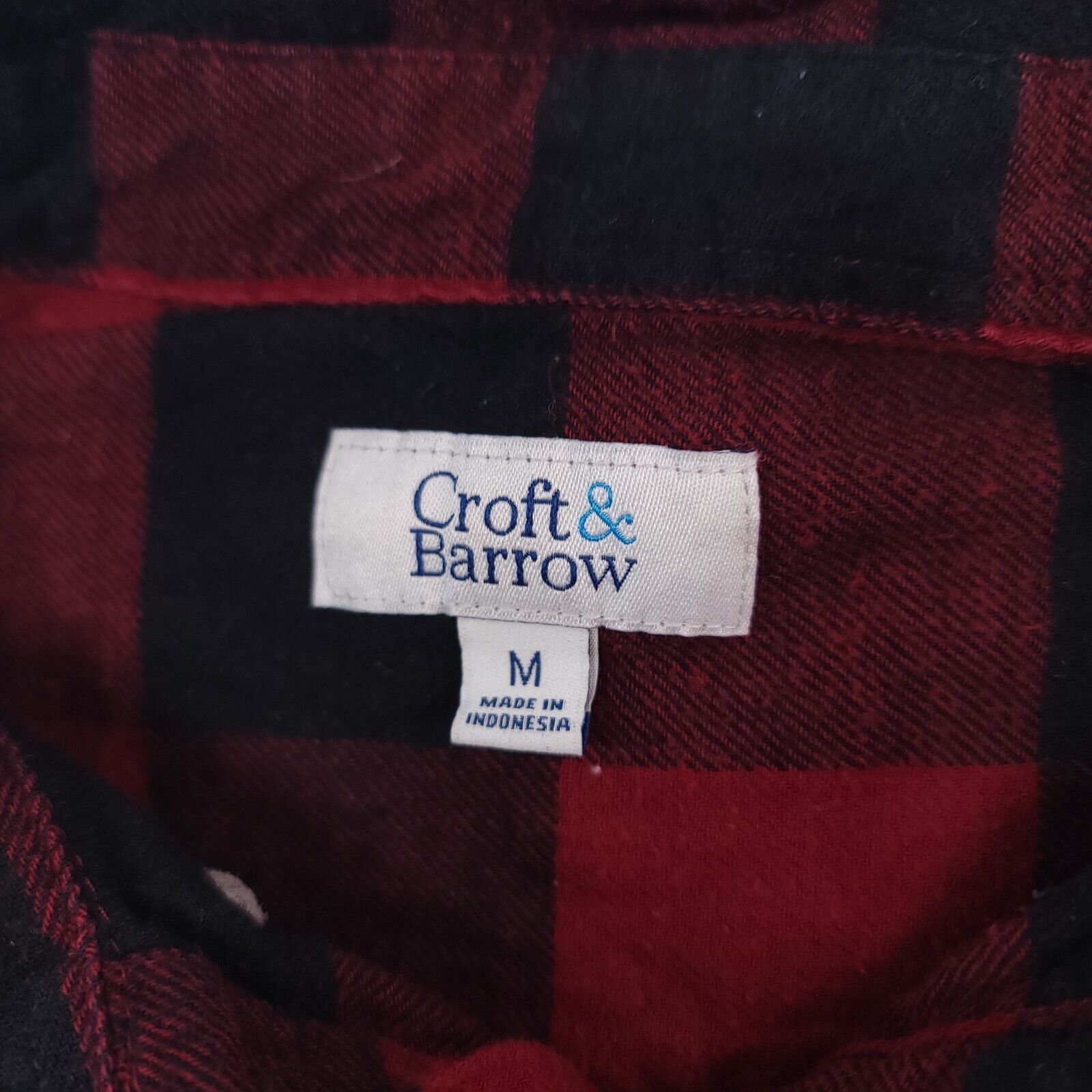 Croft & Barrow Croft & Barrow Buffalo Check Flannel Shirt Mens Size M Red Size US M / EU 48-50 / 2 - 3 Thumbnail