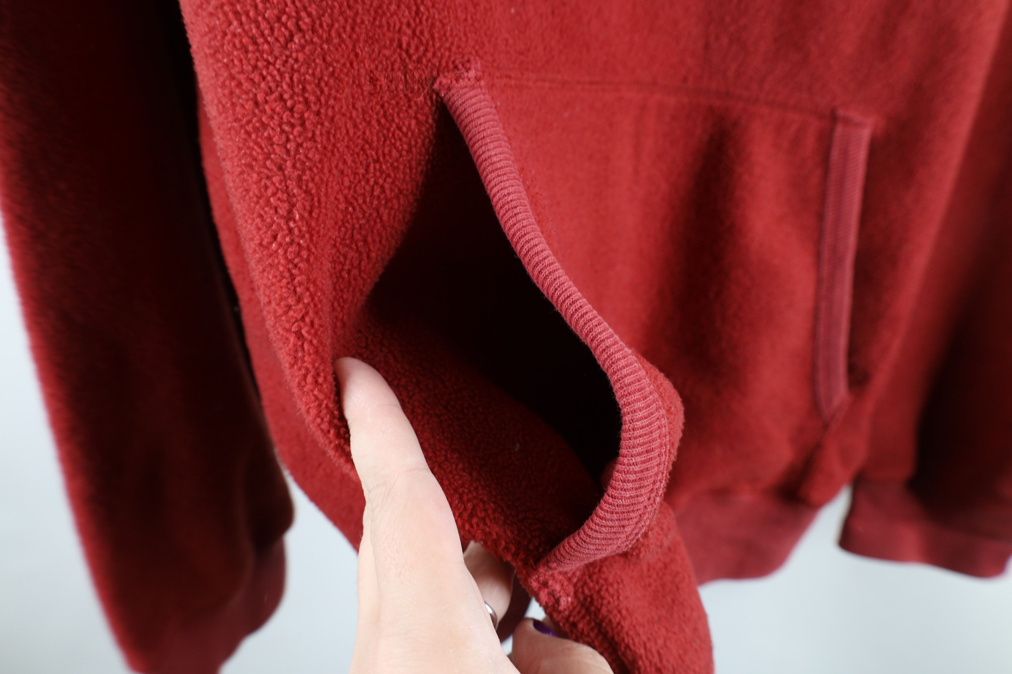 Gap Vintage Gap Athletic Out Block Letter Fleece Hoodie Red Size US XXL / EU 58 / 5 - 5 Thumbnail