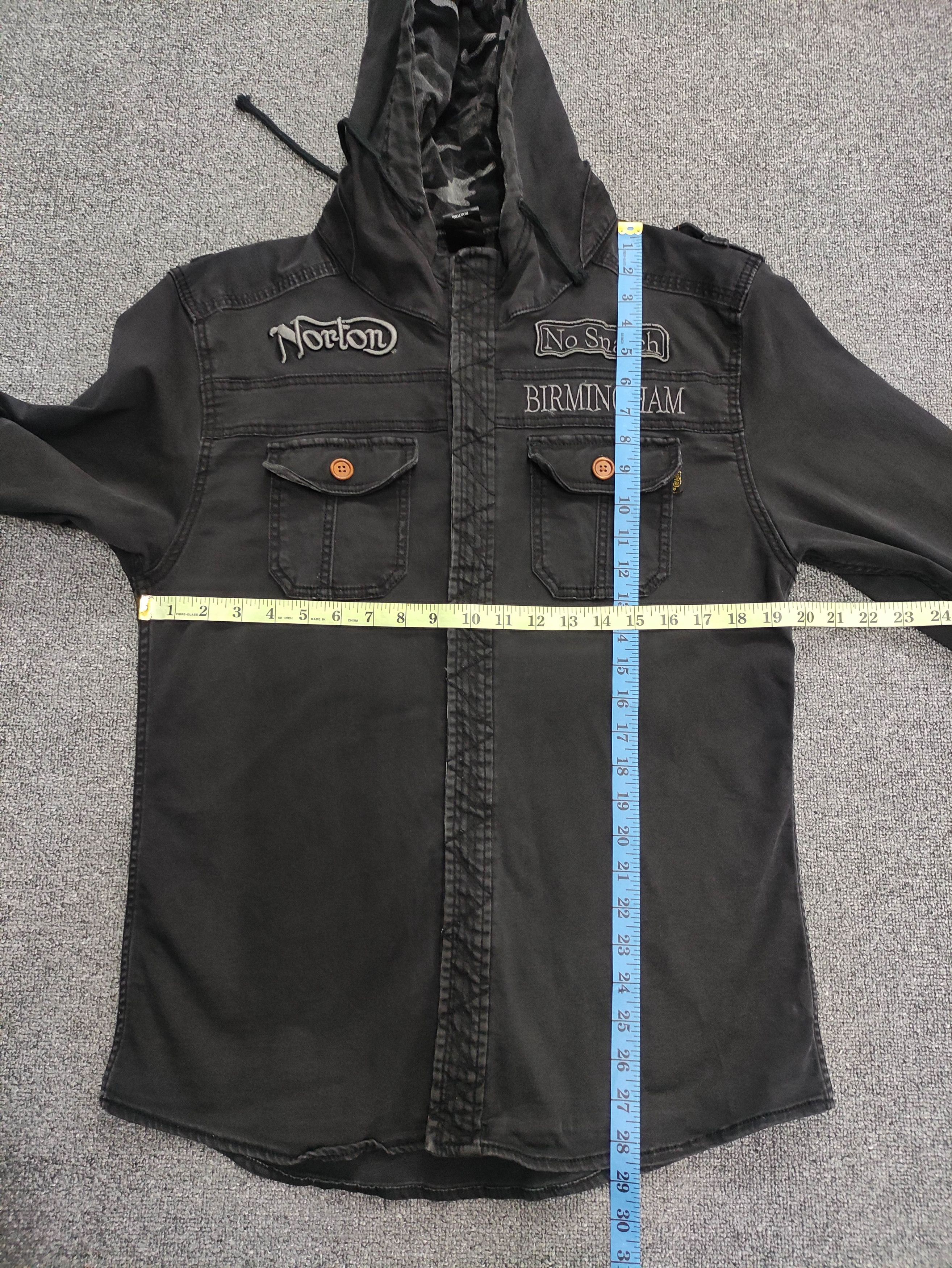 Norton Vintage Norton Embroidered Logo Hooded Jacket Size US XL / EU 56 / 4 - 13 Thumbnail