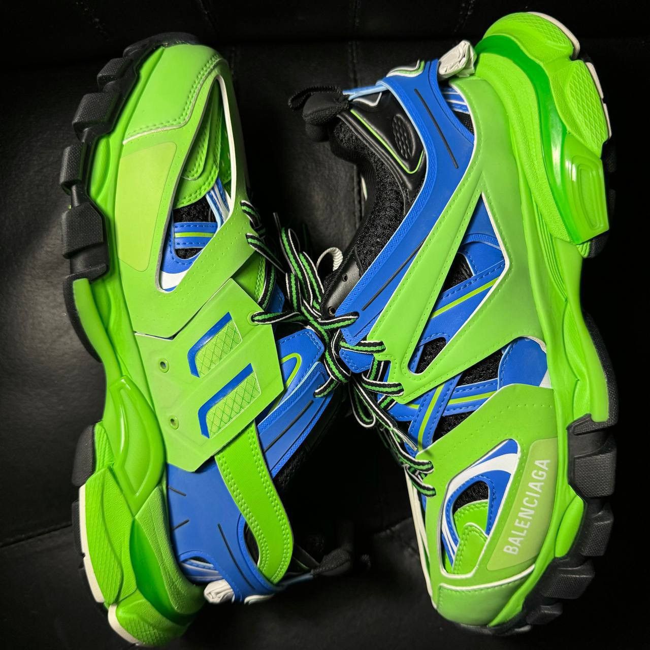 Balenciaga 41 Balenciaga track 1 green blue Size US 8 / EU 41 - 3 Thumbnail