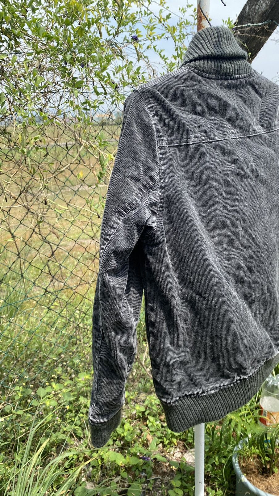 Vintage Black Dog Corduroy Pigment Dyeing Jacket Size US L / EU 52-54 / 3 - 13 Thumbnail