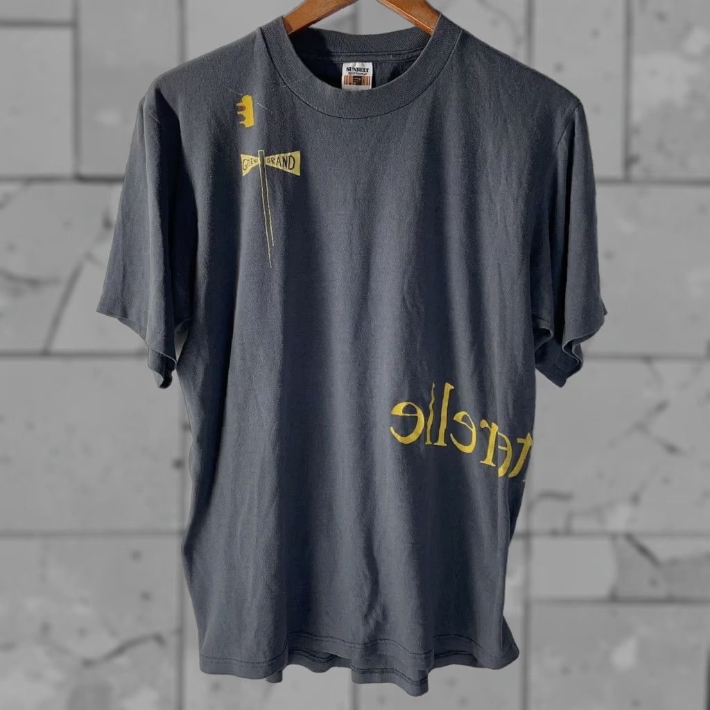 Vintage VINTAGE Sunbelt Stitch Graphic Tee Mens Large Gray USA Made Single Stitch Size US L / EU 52-54 / 3 - 1 Thumbnail