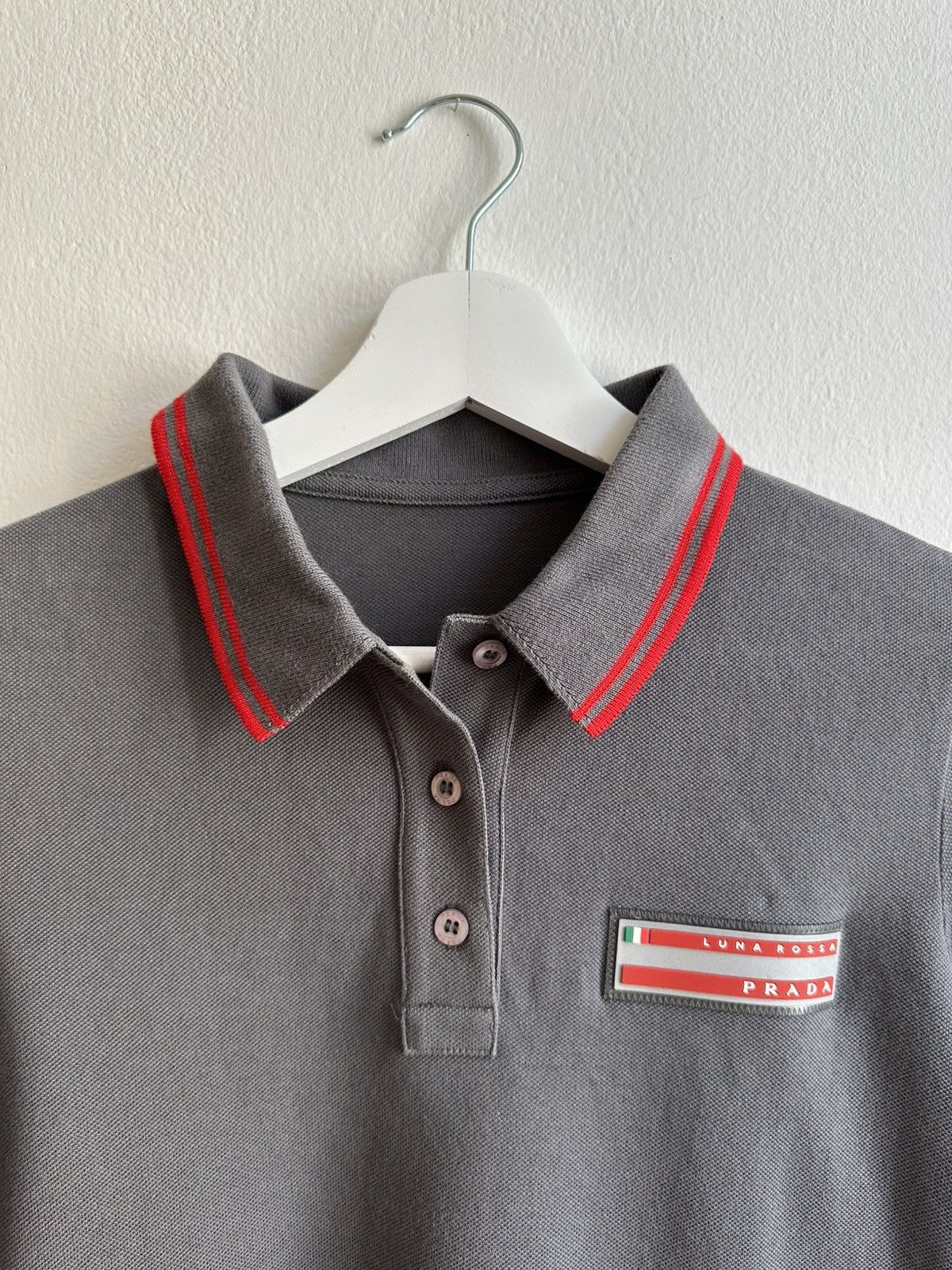 Prada Prada Luna Rossa Rare Luxury Unisex Polos Size US S / EU 44-46 / 1 - 2 Thumbnail