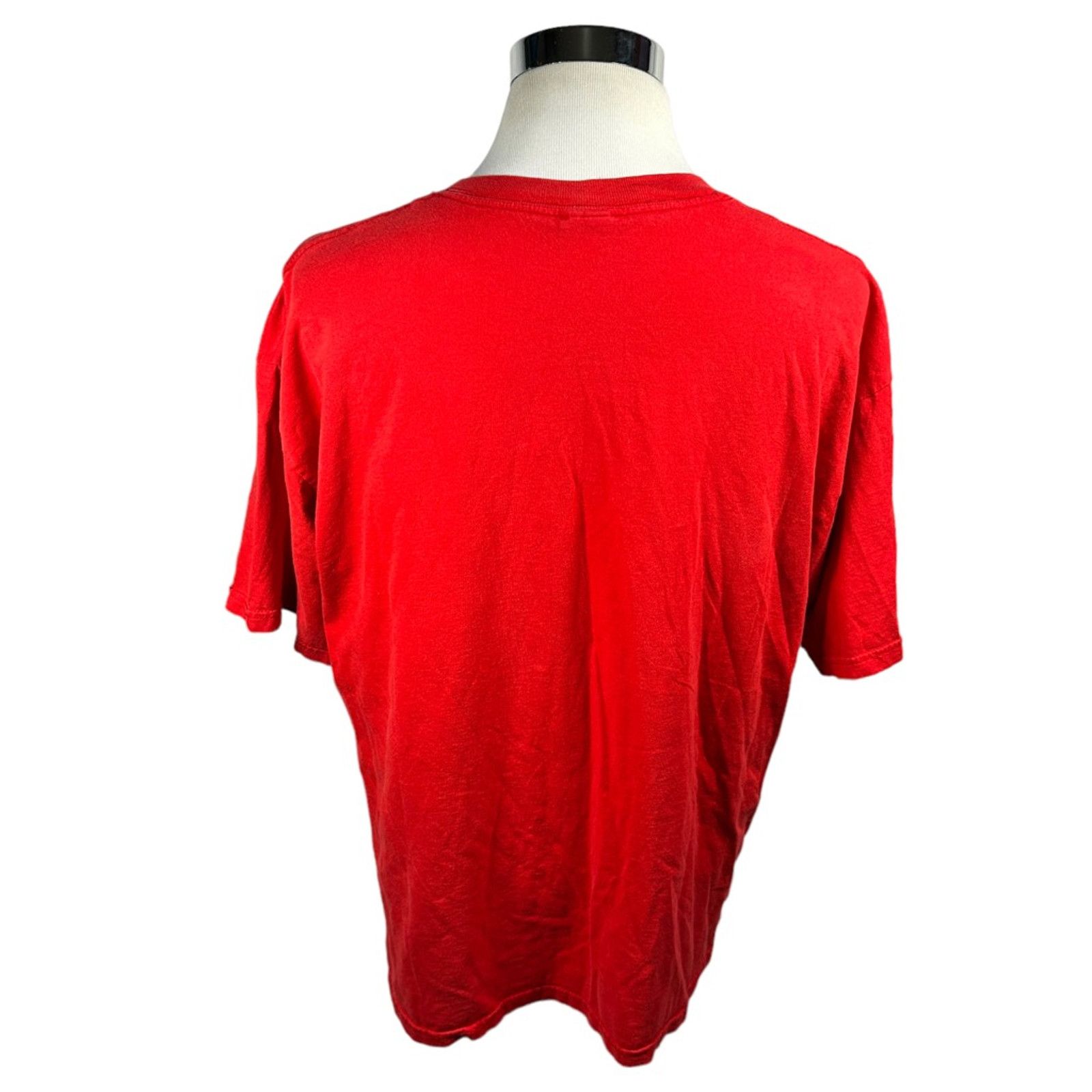 Gildan Philadelphia 76ers T-Shirt Vintage Red Short Sleeve 90s XL Size US XL / EU 56 / 4 - 2 Thumbnail
