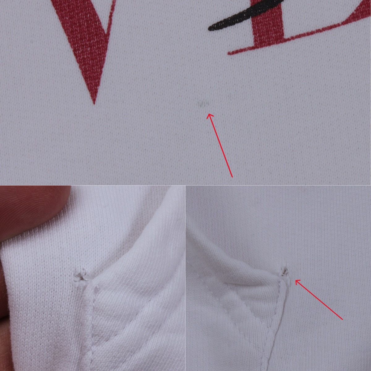 Designer × Valentino VALENTINO Be My VLTN White Hoodie Size S made in Italy Size US S / EU 44-46 / 1 - 17 Thumbnail