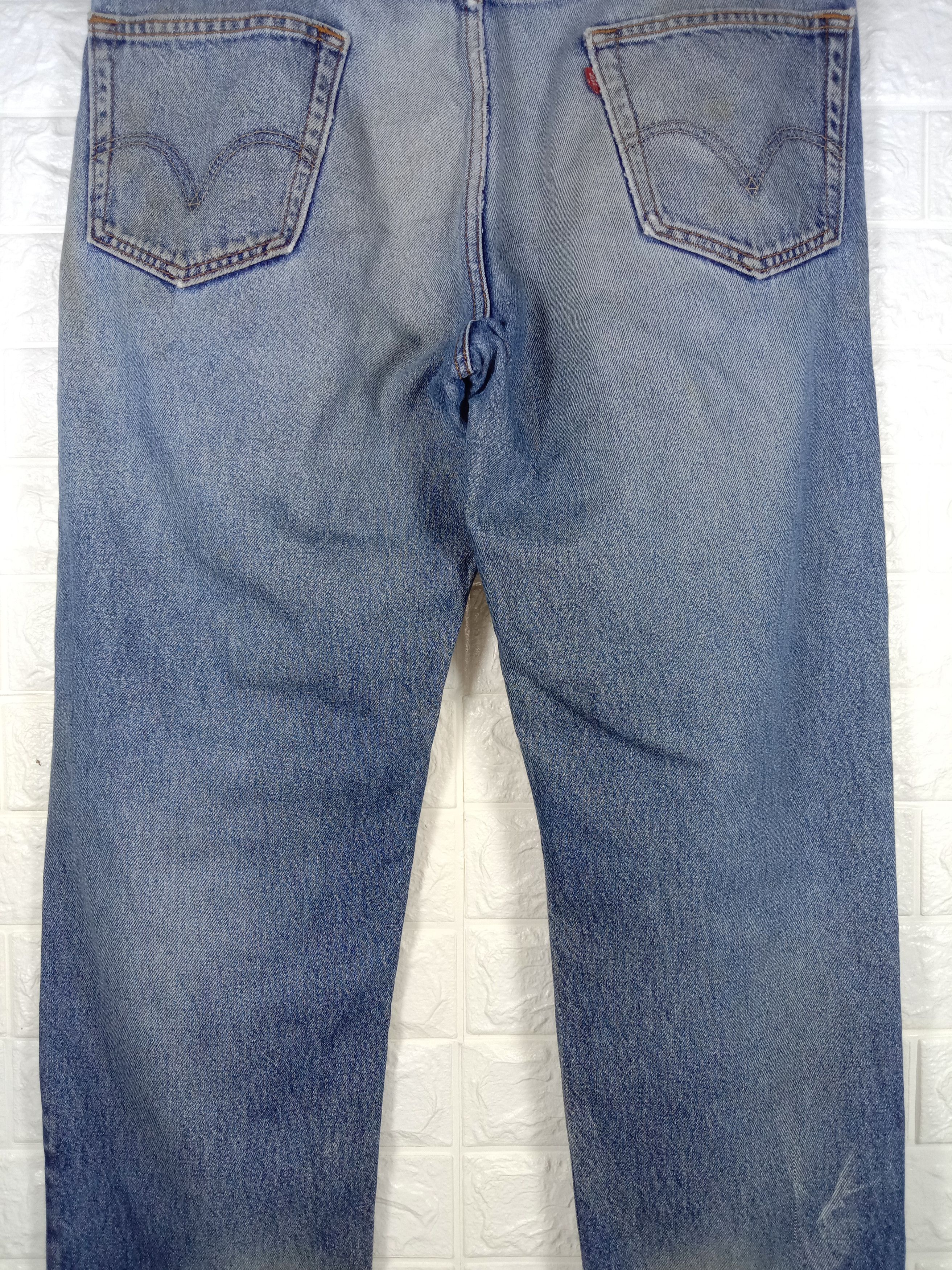 Levi's Vintage Levi’s 550 Jeans Rusty Wash Distressed Denim Size US 36 / EU 52 - 7 Thumbnail