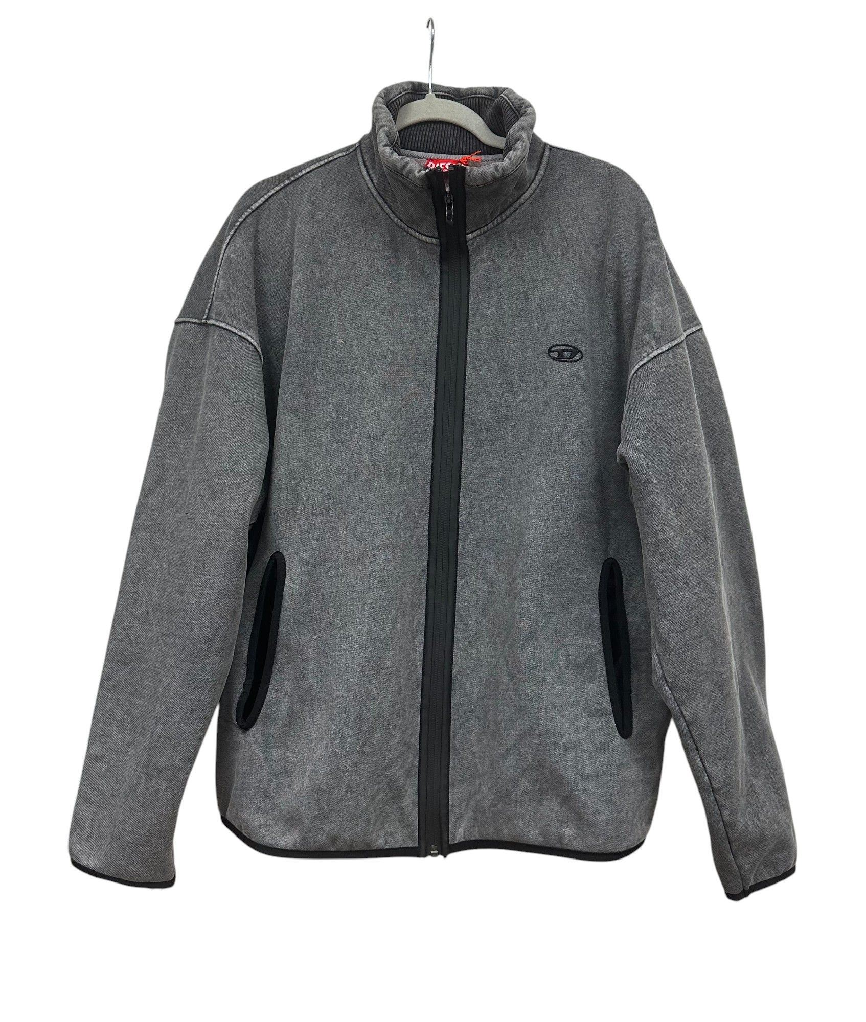 Diesel Grey Sweatshirt Jacket Size US L / EU 52-54 / 3 - 1 Thumbnail