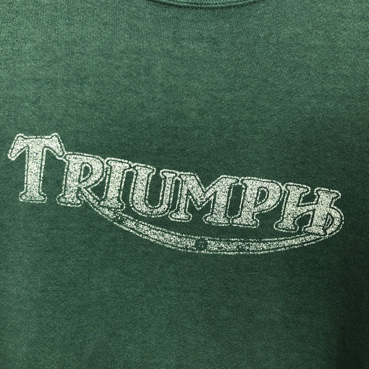 Vintage 📌Vintage Sweatshirt Triumph Made in Usa Cafe Racer Wear Size US L / EU 52-54 / 3 - 13 Thumbnail