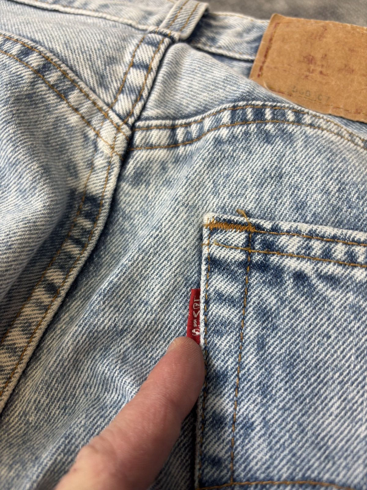 Levi's × Vintage Vintage Levis Jeans 508 Distressed Denim 1987 80s 90s pants Size US 33 - 8 Thumbnail