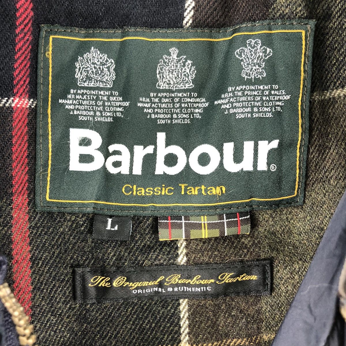 Barbour Vintage Y2K Barbour Classic Tartan Quilted Jacket Size US L / EU 52-54 / 3 - 15 Thumbnail