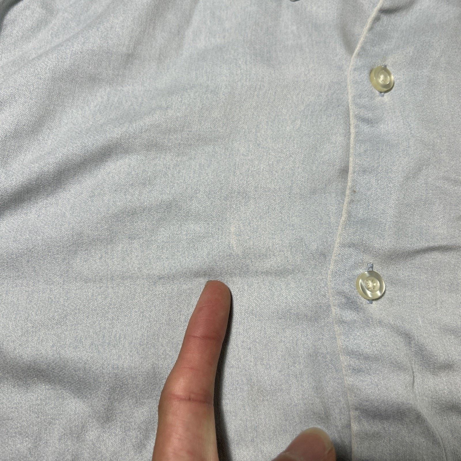 Tommy Bahama Tommy Bahama Luxury Blend Wool Silk Button Up Shirt Mens XL Size US XL / EU 56 / 4 - 7 Thumbnail