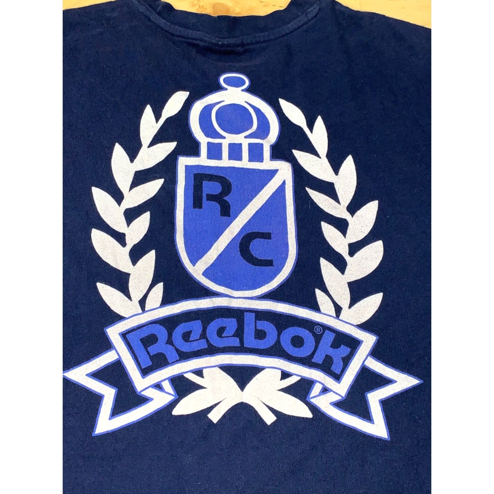 Reebok VINTAGE Reebok Graphic Pocket T Shirt Single Stitch S Men Blue 90s Size US S / EU 44-46 / 1 - 2 Thumbnail