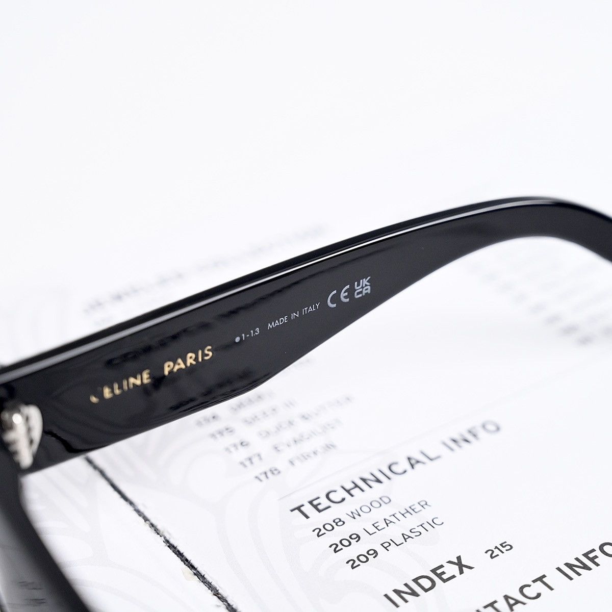 Celine CELINE CL40214U 01A SUNGLASSES Size ONE SIZE - 5 Thumbnail