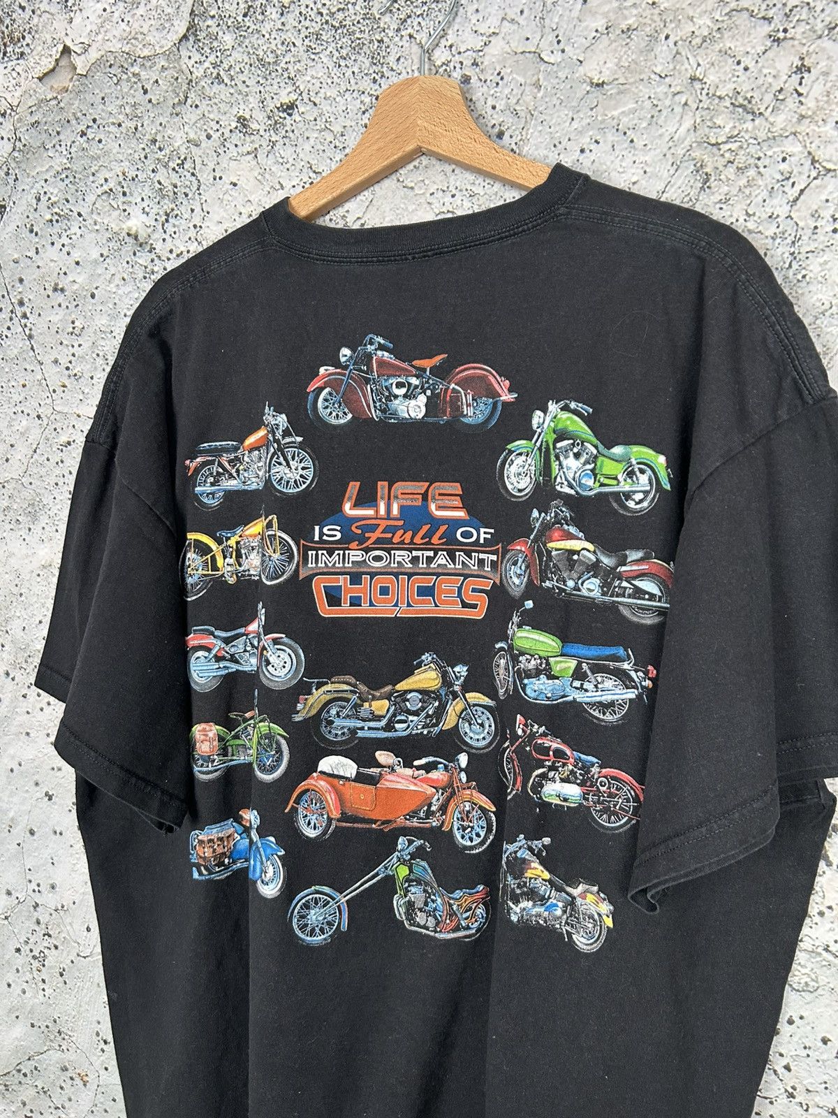 Vintage Vintage Motorcycles Graphic Tee Racing 90s Hype Skate Size US XXL / EU 58 / 5 - 2 Thumbnail