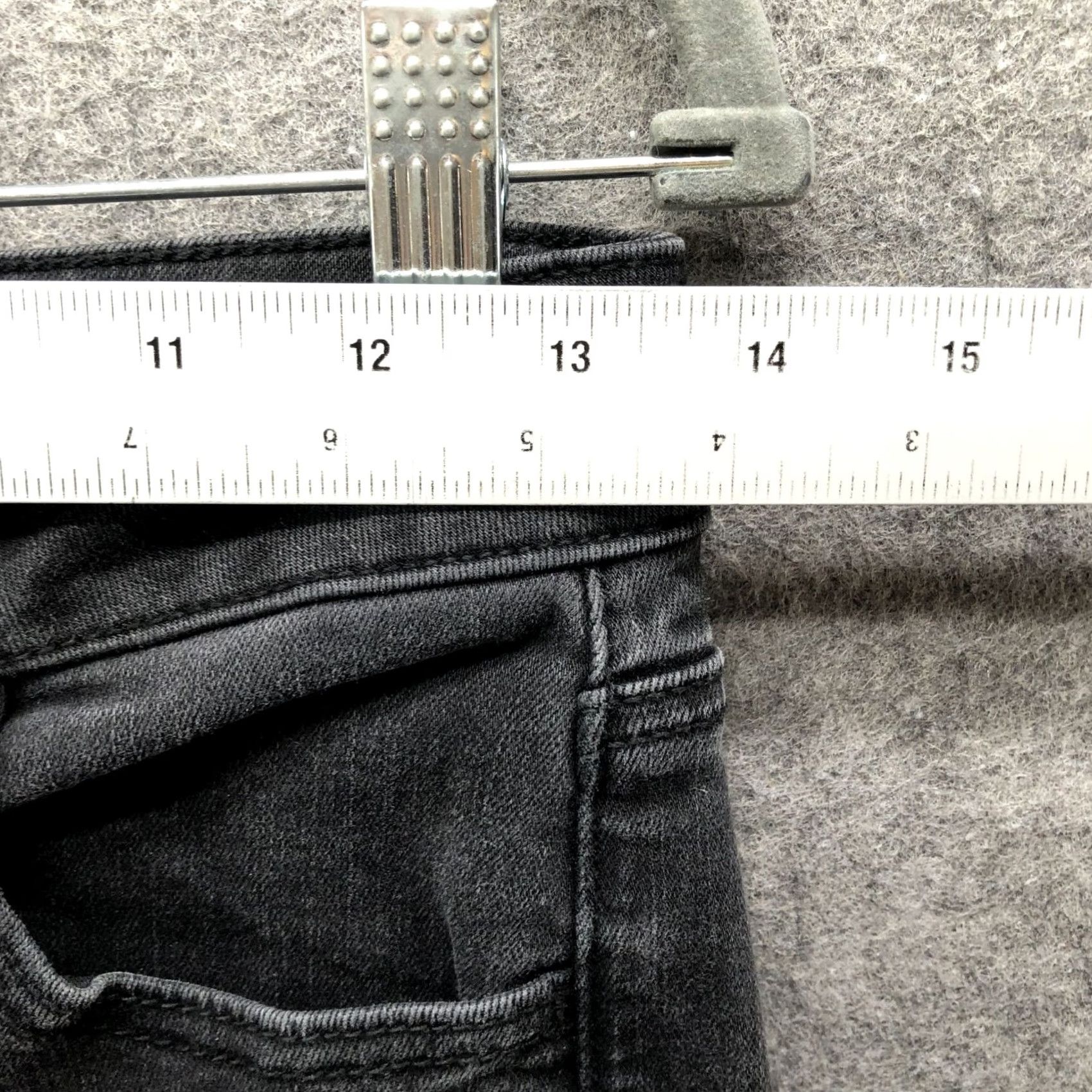 American Eagle Outfitters American Eagle Outfitters Jegging Womens 4 Black Stretch Jeans High-Rise 5-Pocket Denim Size 27" / US 4 / IT 40 - 7 Thumbnail