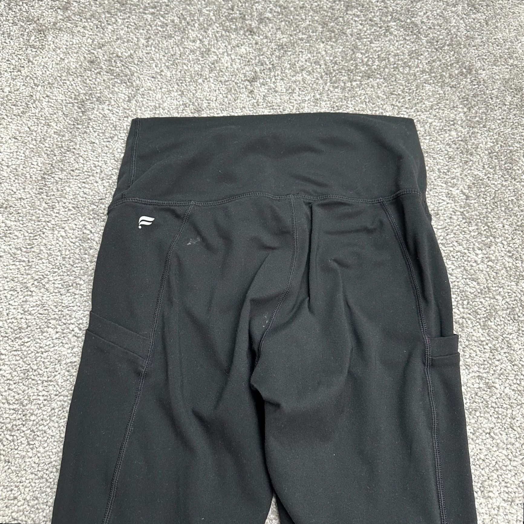 Fabletics Fabletics Leggings Woman XS Black Compression Skinny Activewear 24x23 Athletic Warm Weather City Outdoor Athleisure Womens Size 26" / US 2 / IT 38 - 3 Thumbnail