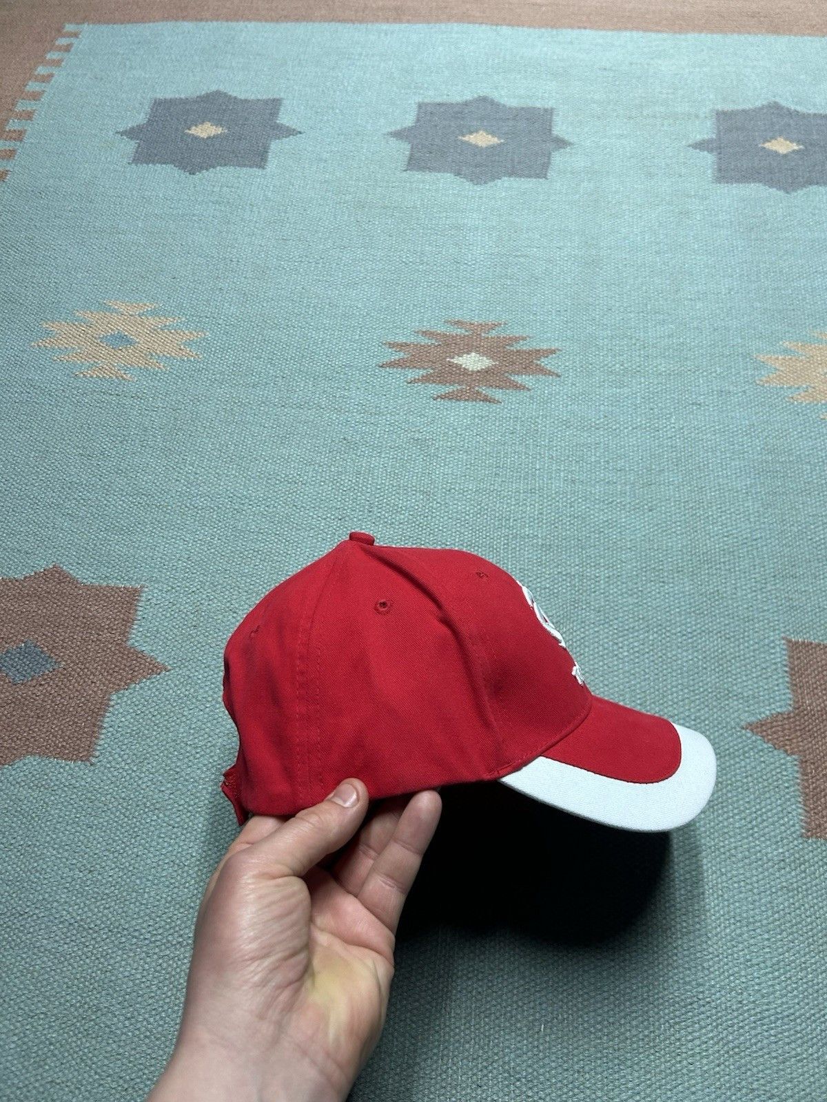 Vintage Vtg strapback hat baseball total lubricants racing NOS Size ONE SIZE - 8 Thumbnail