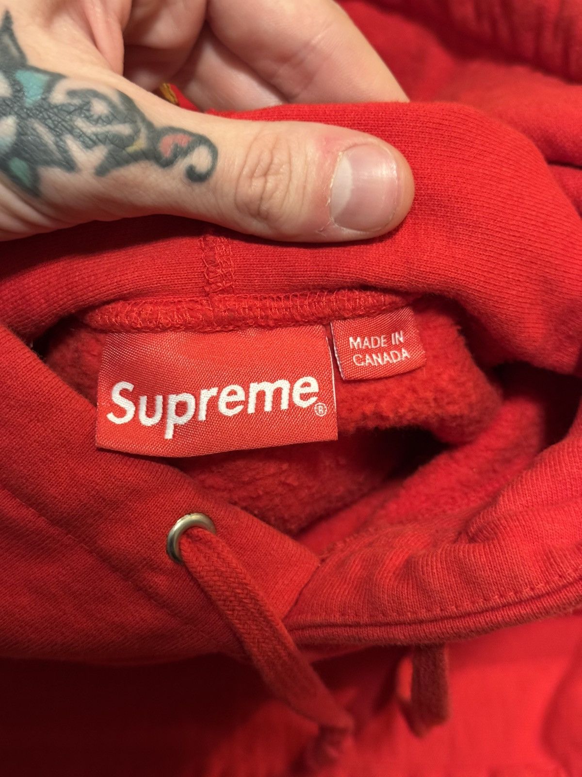 Supreme Supreme FW16 Red Rose hooded sweatshirt Size US L / EU 52-54 / 3 - 5 Thumbnail