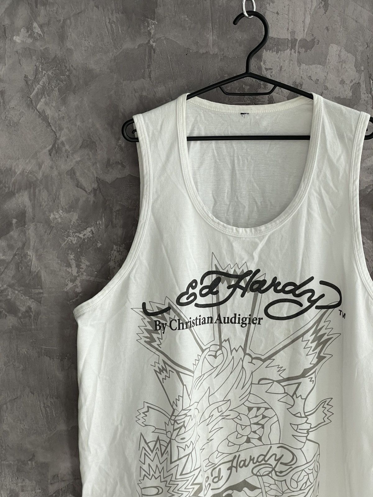Hysteric Glamour VINTAGE Y2K ED HARDY 2 SIDES TANK TOP RARE TEE Size US XXL / EU 58 / 5 - 3 Thumbnail