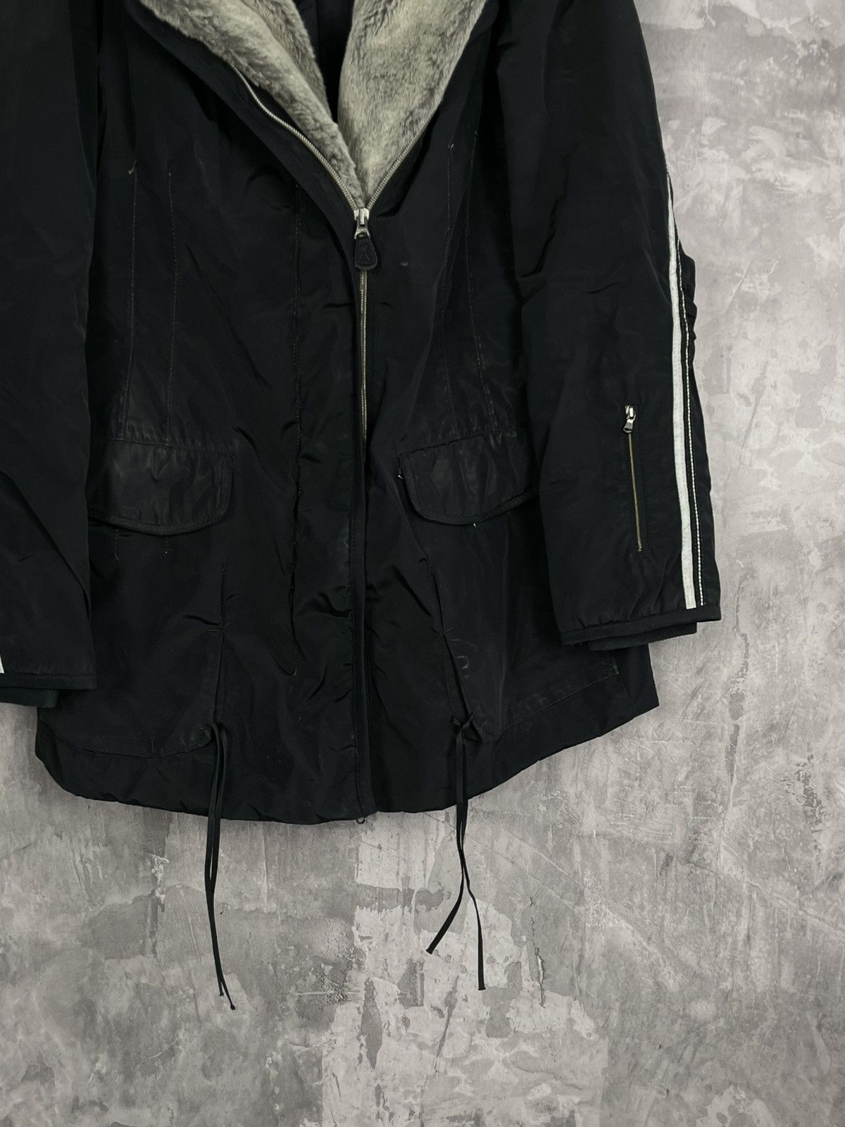 Marithe + Francois Girbaud Marithe Francois Girbaud Y2K Faux Fur Collar jacket Size M / US 6-8 / IT 42-44 - 6 Thumbnail