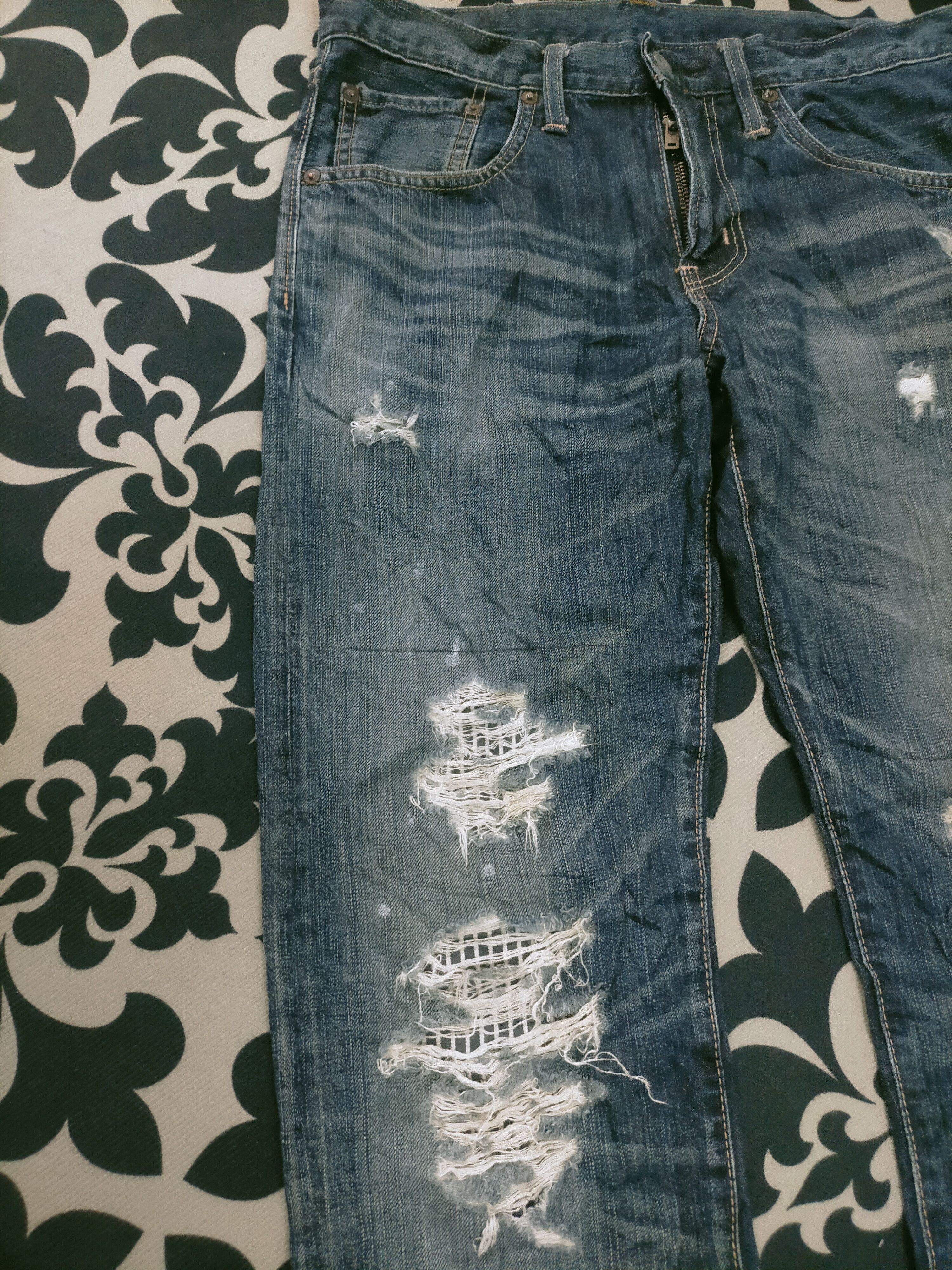 Edwin × Seditionaries 🔥 Distressed 🔥 Edwin 503VG Kurt Cobain Style Jeans Size US 30 / EU 46 - 5 Thumbnail