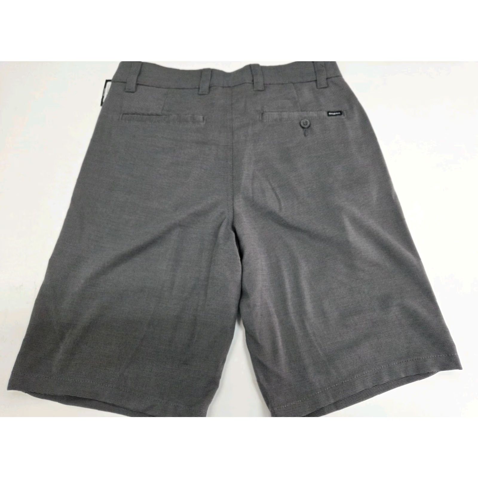 O'Neill NWT O'Neill Mens Gray Standard Fit Flat Front Chino Shorts Size 30 #8401 Size US 30 / EU 46 - 3 Thumbnail