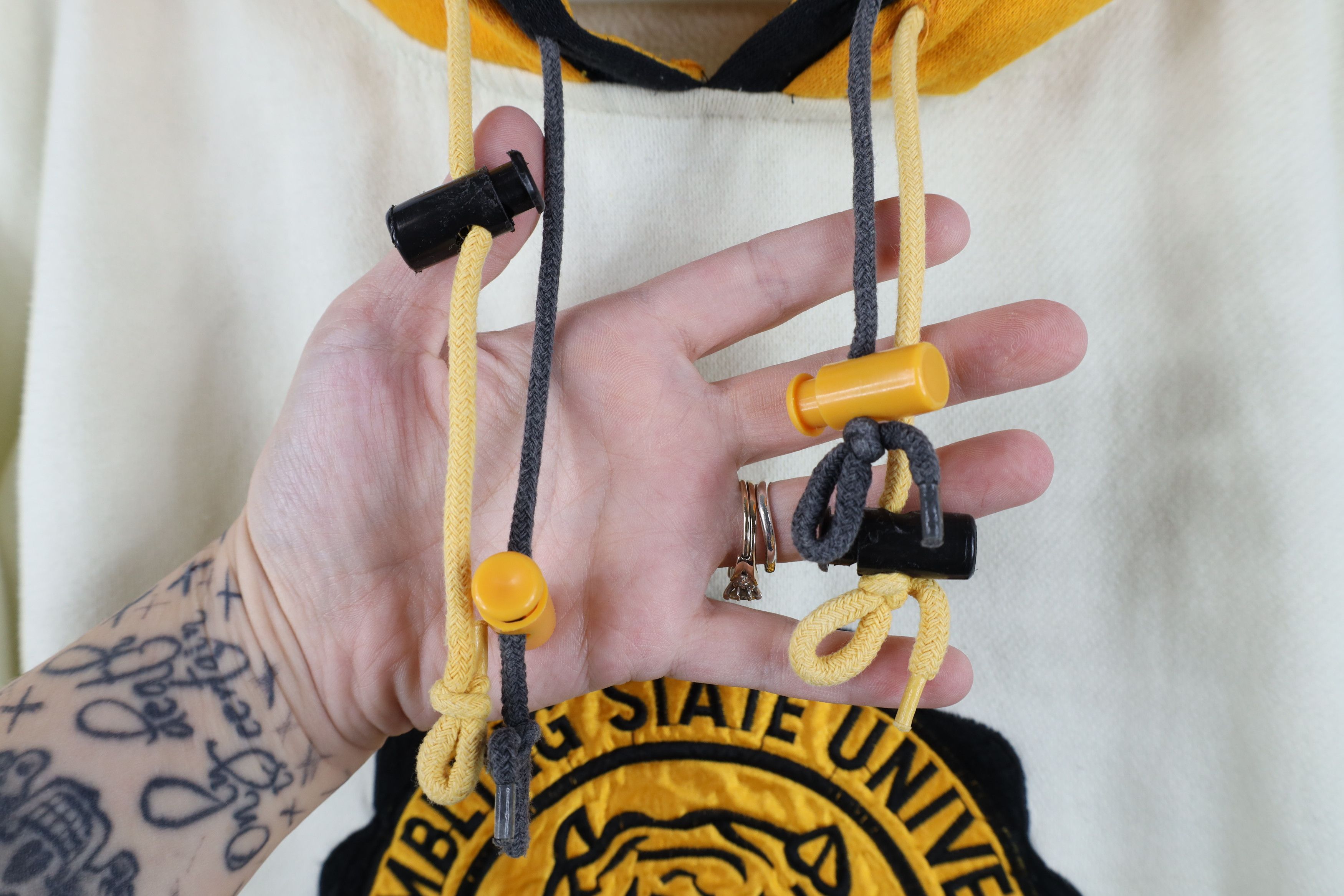 Vintage Vintage 90s Grambling State University Hoodie Sweatshirt Size US M / EU 48-50 / 2 - 4 Thumbnail