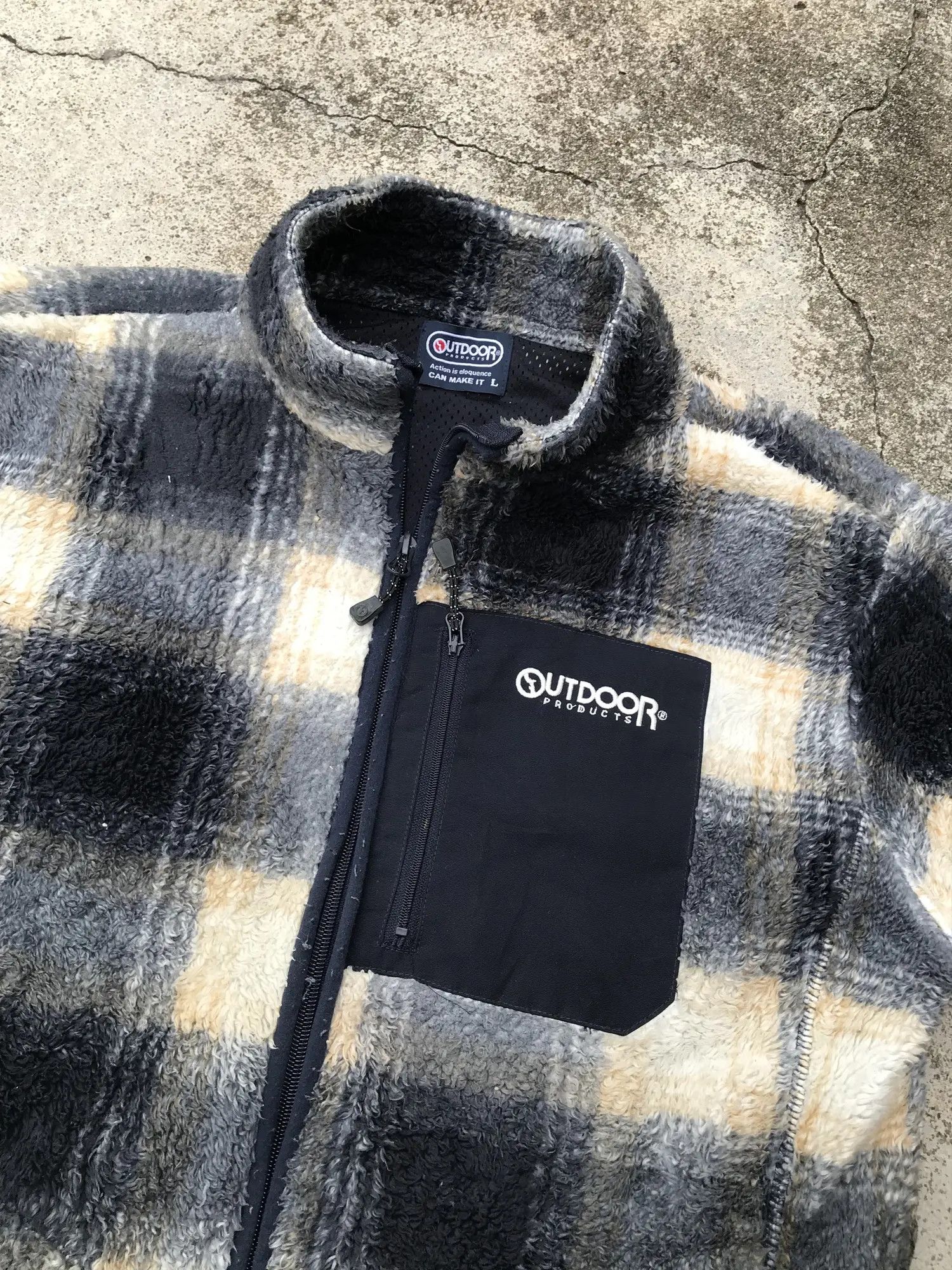 Vintage Outdoor Fleece Jacket Size US L / EU 52-54 / 3 - 4 Thumbnail