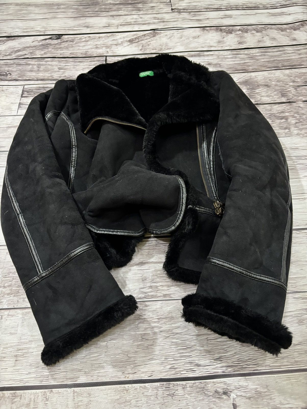 Japanese Brand × Le Grande Bleu (L.G.B.) Yohji Yamamoto Balenciaga Playboi Carti Style Leather Jacket Size US S / EU 44-46 / 1 - 1 Thumbnail