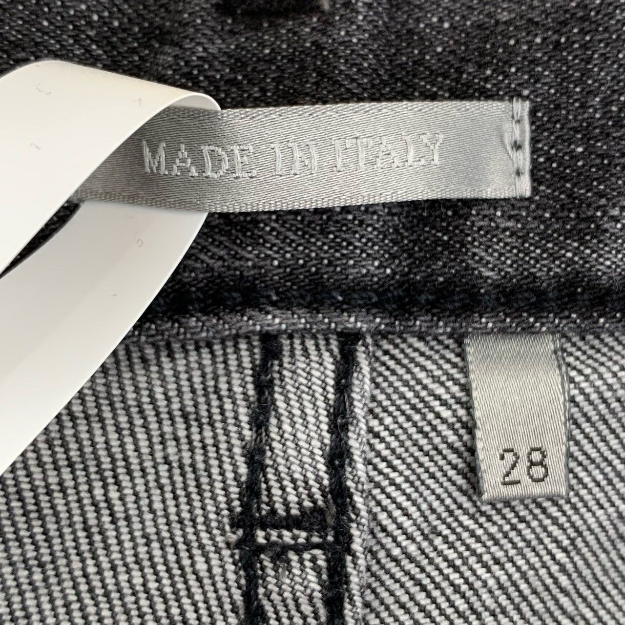 Dior Dior Black-Grey Logo Patch Cotton Denim Jeans (Size 28) Size 28" / US 6 / IT 42 - 5 Thumbnail