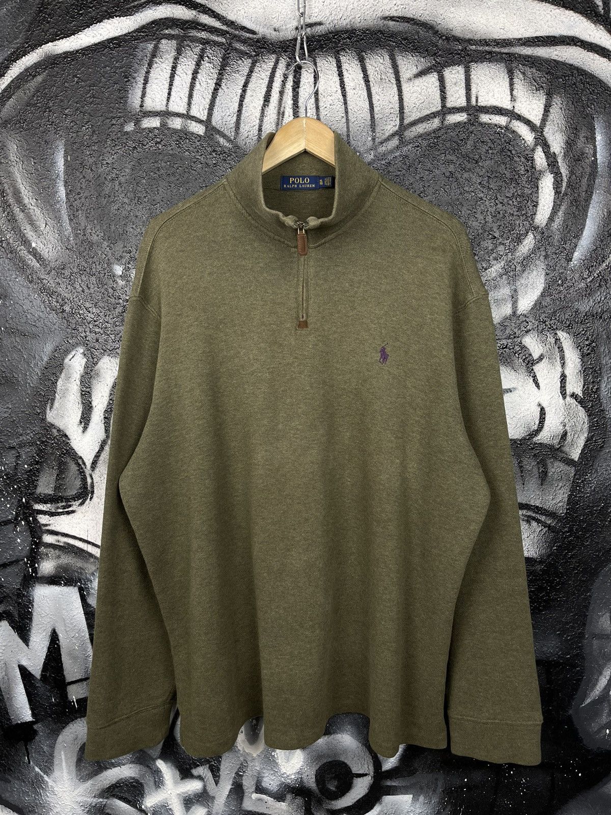 Polo Ralph Lauren Polo Ralph Lauren 1/4 Zip Mock Neck Sweat Men’s Size XL Size US XL / EU 56 / 4 - 2 Thumbnail