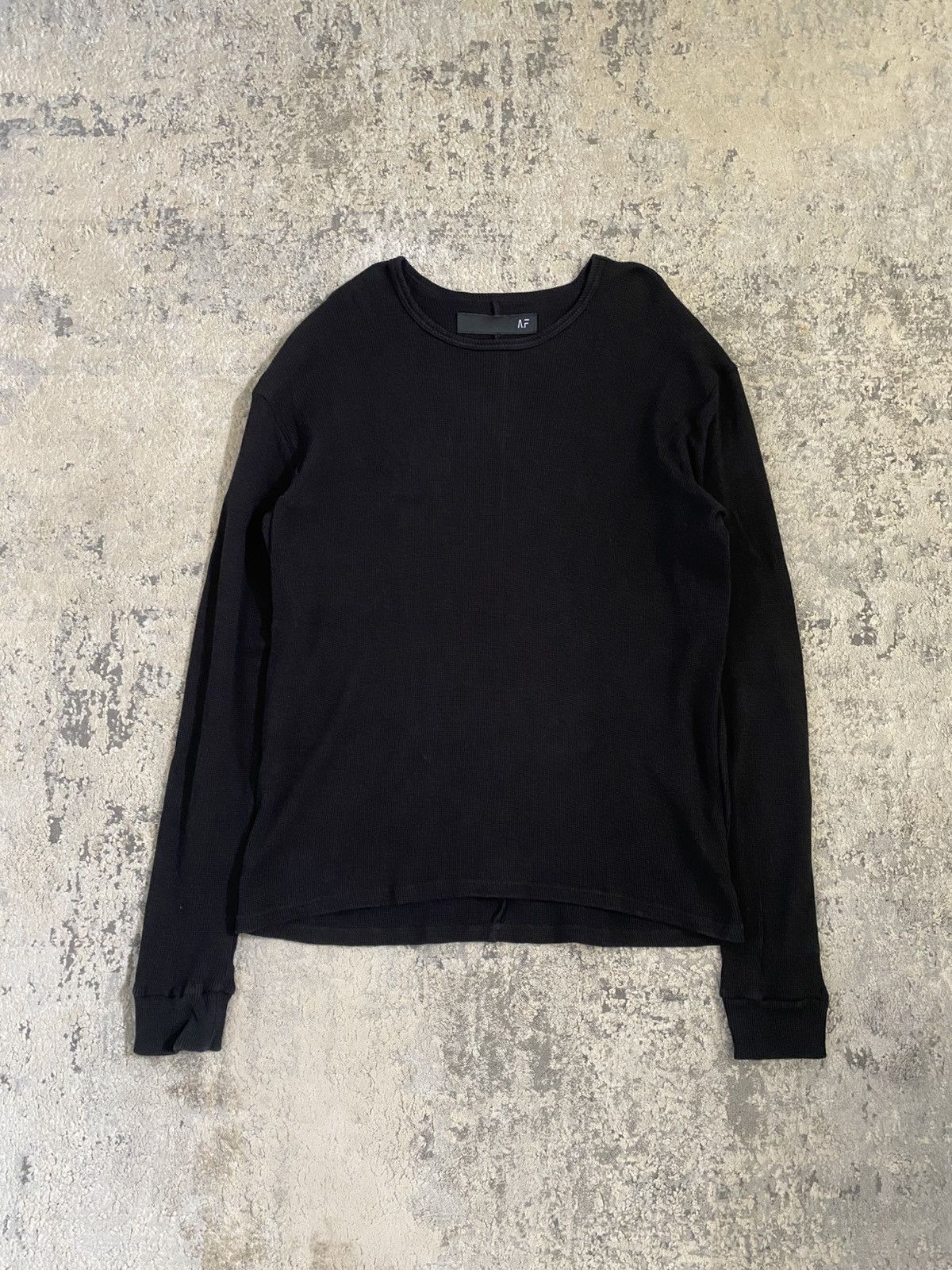 A.F Artefact Black Waffle Knit Thermal Size US L / EU 52-54 / 3 - 1 Thumbnail