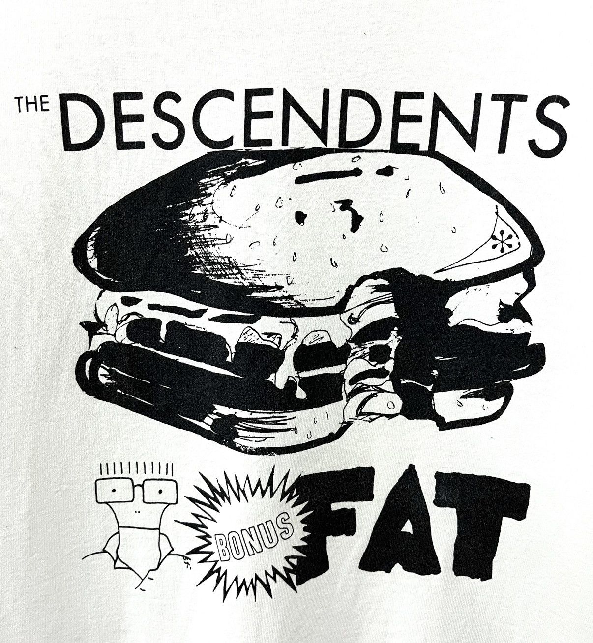 VINTAGE 00s THE DESCENDENTS BONUS FAT PUNK ROCK BAND TSHIRT