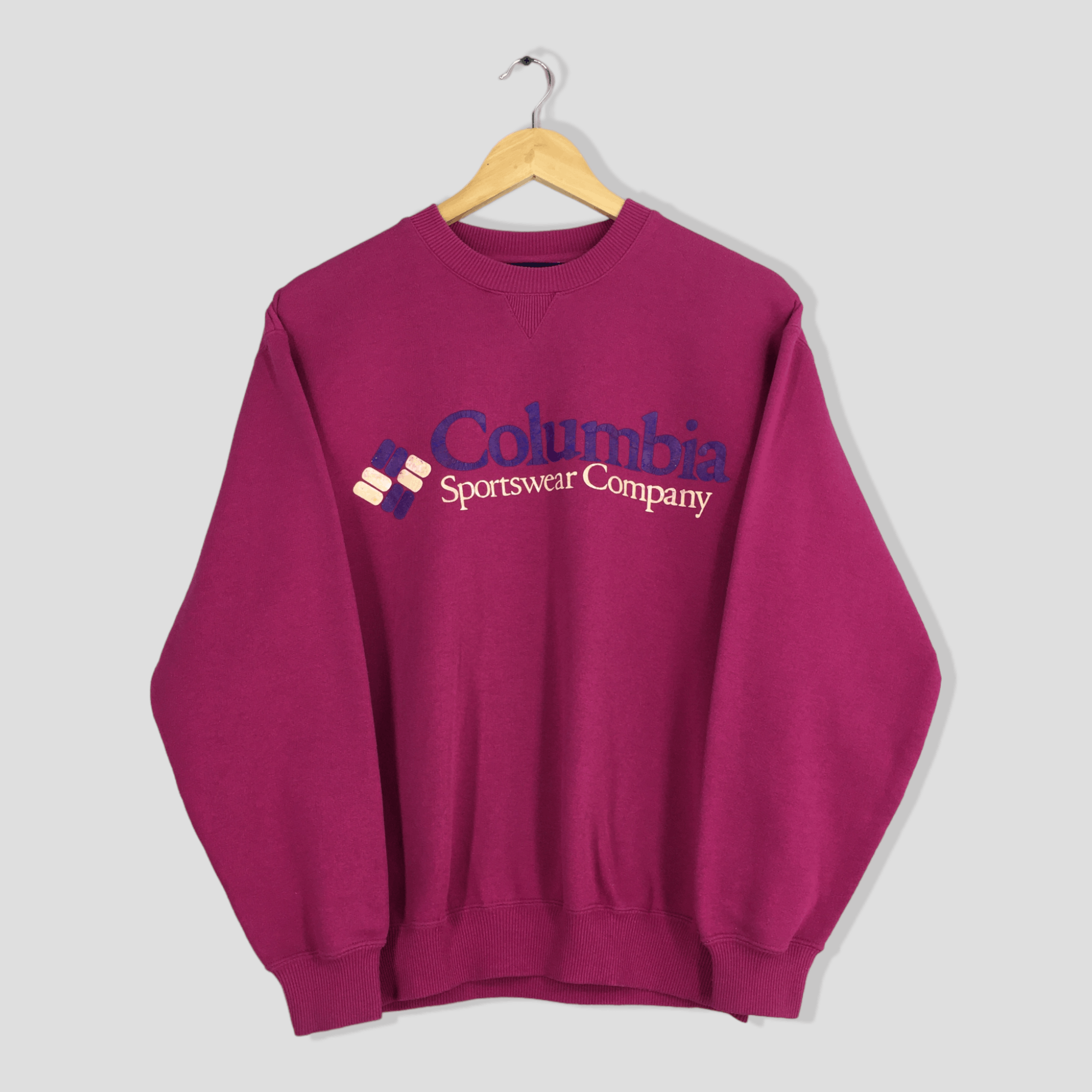 Columbia Vintage Columbia Sportwear Company Pink Sweatshirt M Size US M / EU 48-50 / 2 - 1 Thumbnail