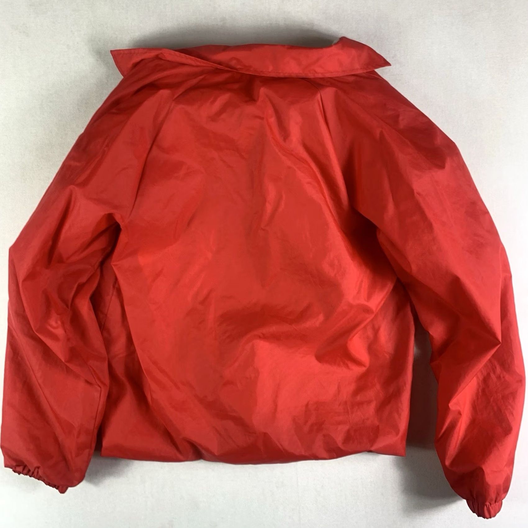 Vintage VINTAGE Cardinal Jacket Mens Medium Red Satin Button Snap Made in USA 80s Raybestos Size US M / EU 48-50 / 2 - 6 Thumbnail