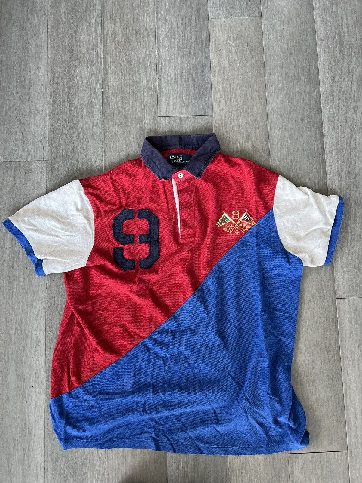 Polo Ralph Lauren × Vintage Vintage Rugby Polo Shirt Size US L / EU 52-54 / 3 - 1 Thumbnail