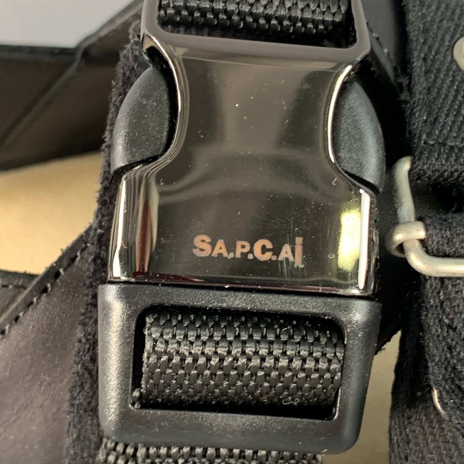 A.P.C. A.P.C. Jules Black Silver Leather Grommets Sandals Size US 11 / EU 44 - 3 Thumbnail